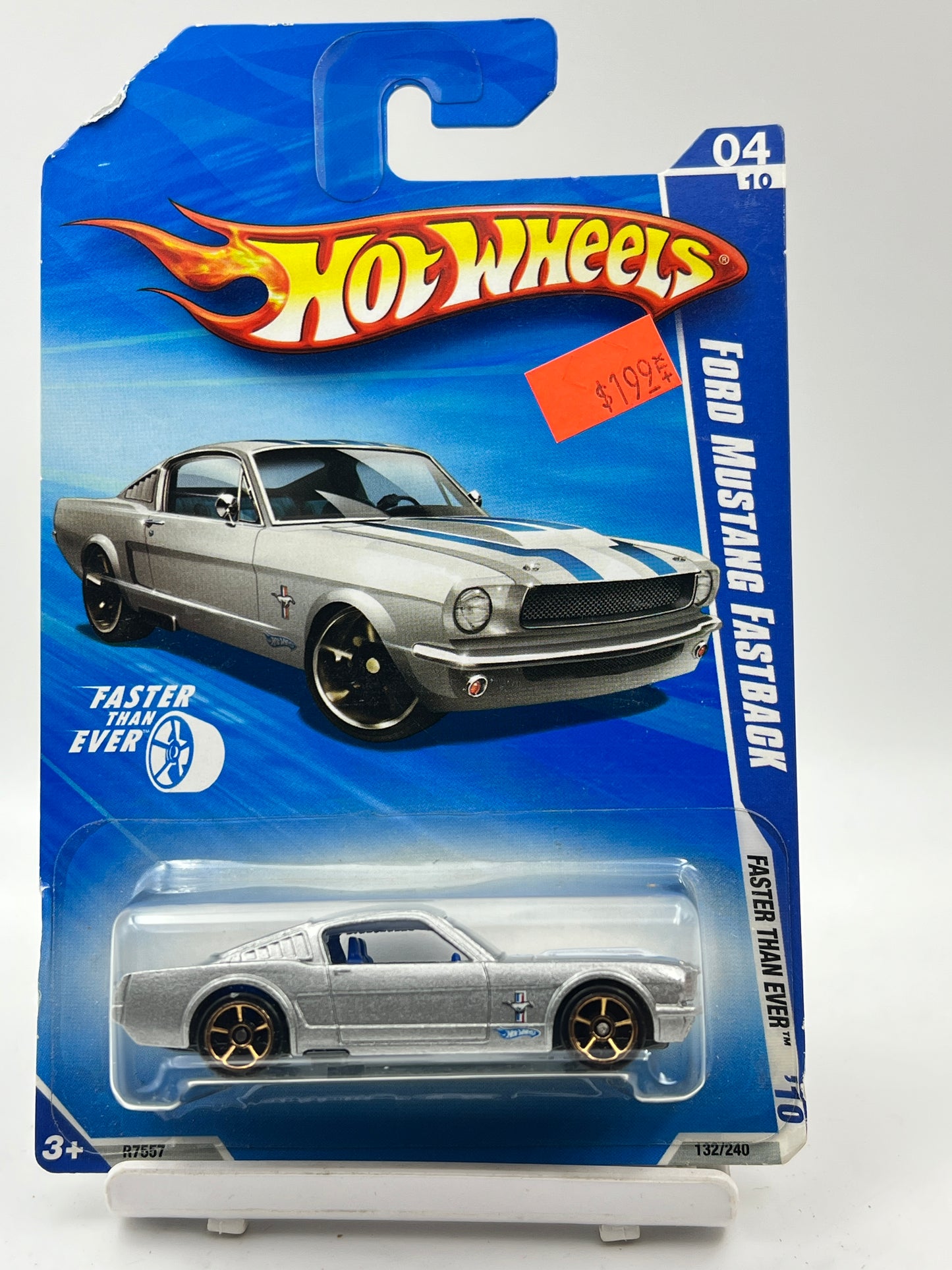IMPORTED - HOT WHEELS - FORD MUSTANG FASTBACK - GREY -9A