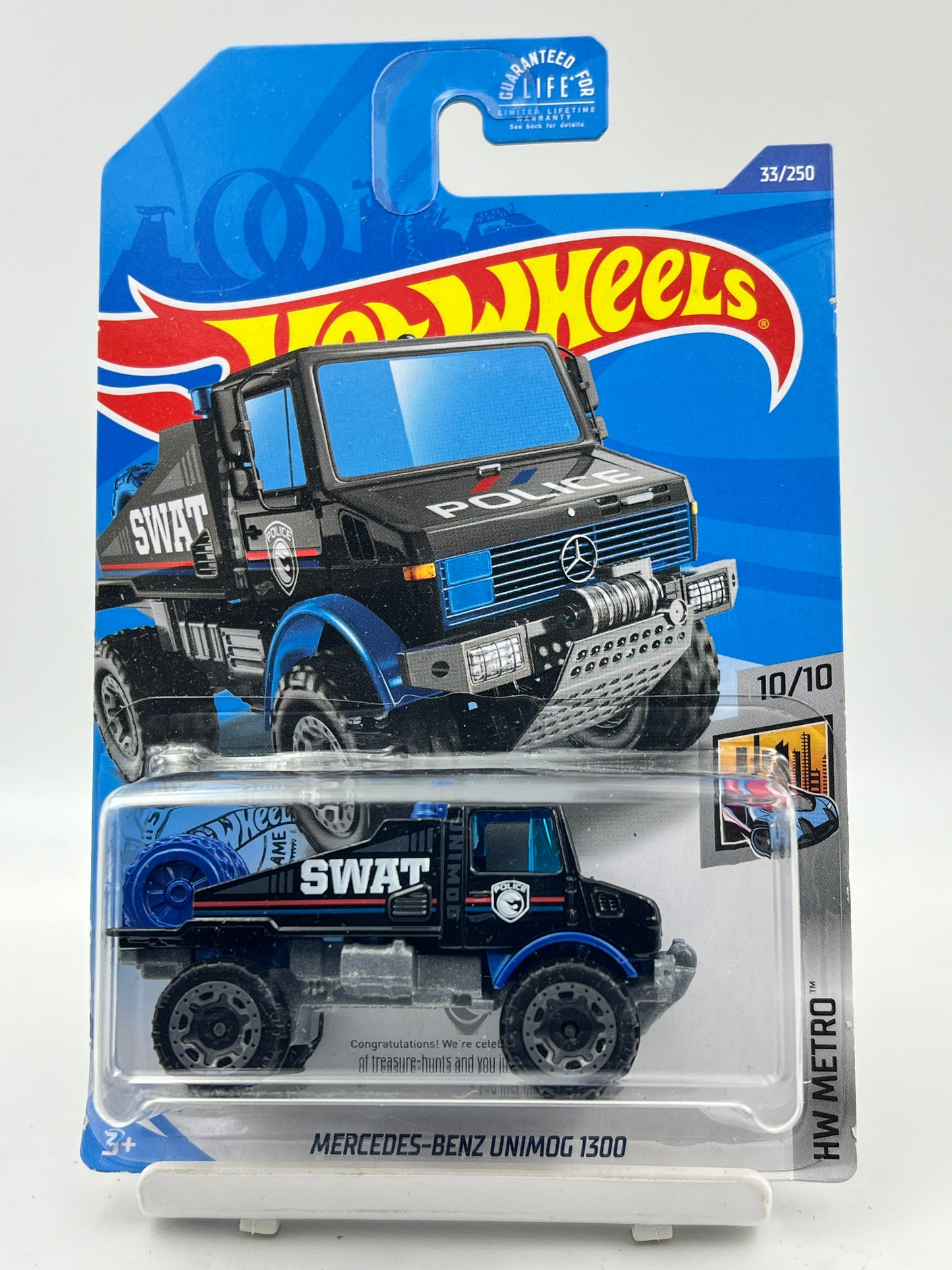 TREASURE HUNT - IMPORTED - HOT WHEELS - MERCEDES BENZ UNIMOG 1300 - 2D