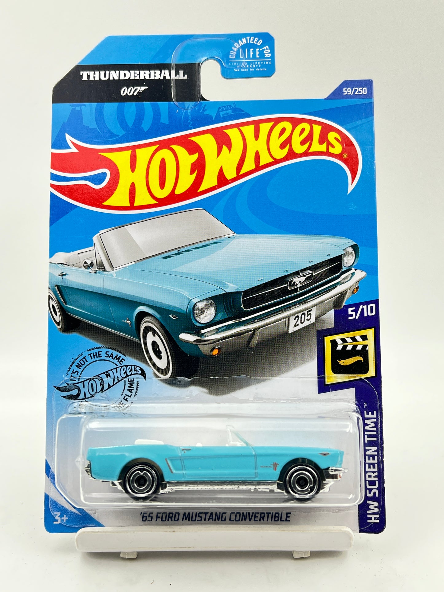 IMPORTED - HOT WHEELS - 007 THUNDERBALL - 65 FORD MUSTANG CONVERTIBLE - 1H