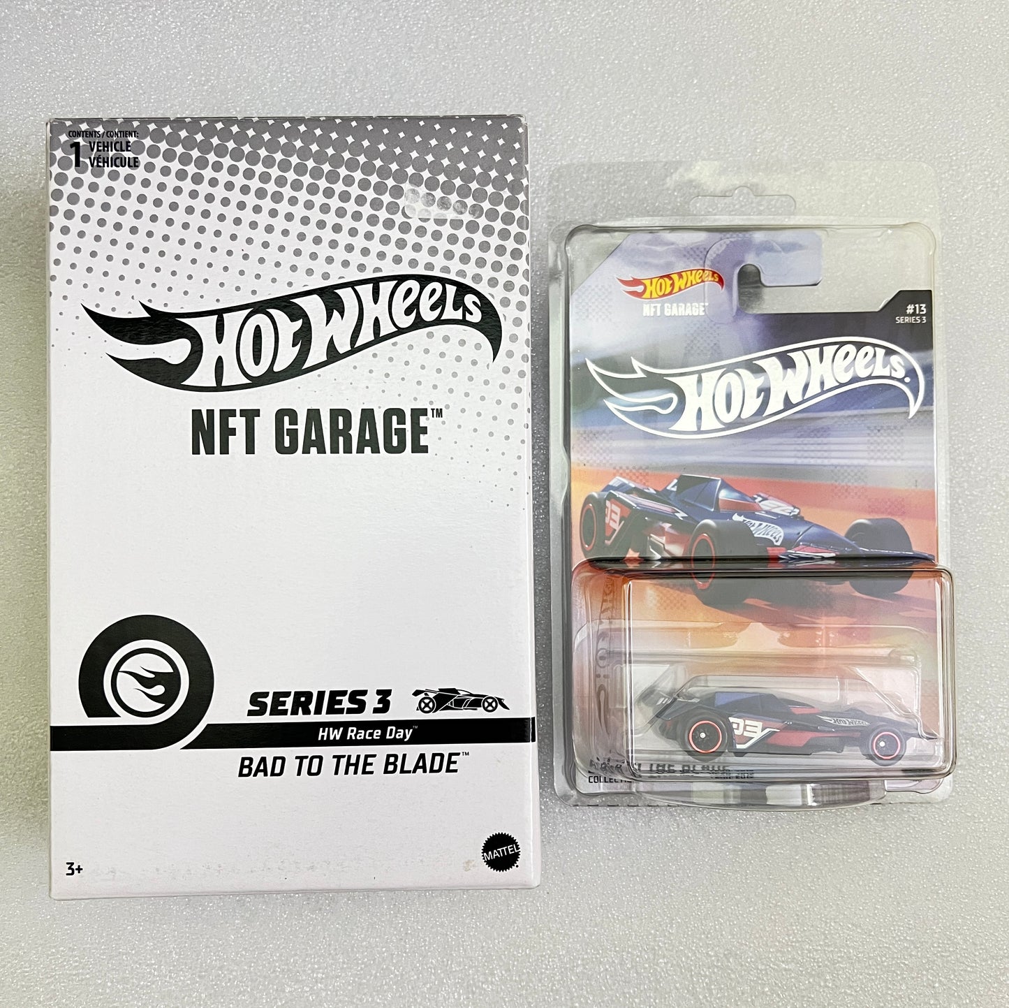 NFT GARAGE SERIES 3 - HW RACE DAY - BAD TO THE BLADE