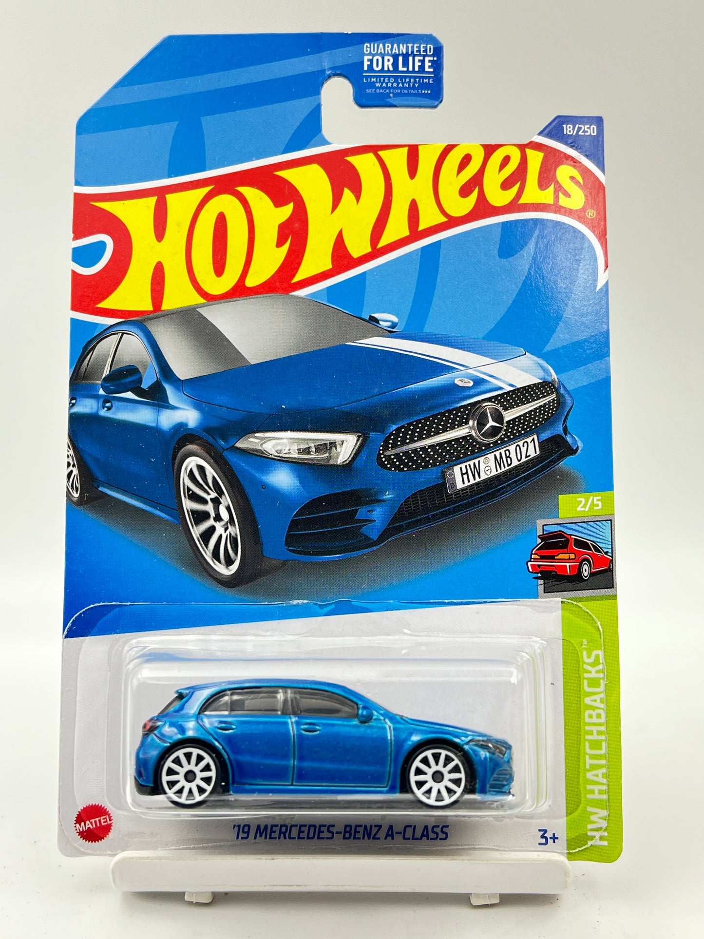 IMPORTED - HOT WHEELS - 19 MERCEDES BENZ A CLASS - BLUE - 2E