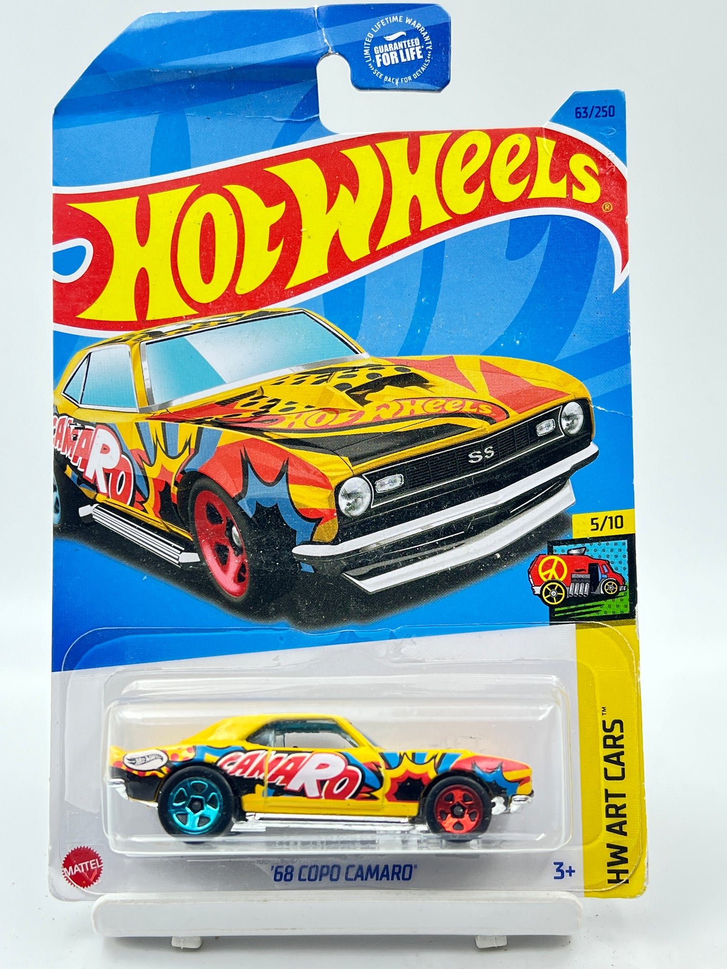 CREASED - IMPORTED - HOT WHEELS - 68 COPO CAMARO - 1H
