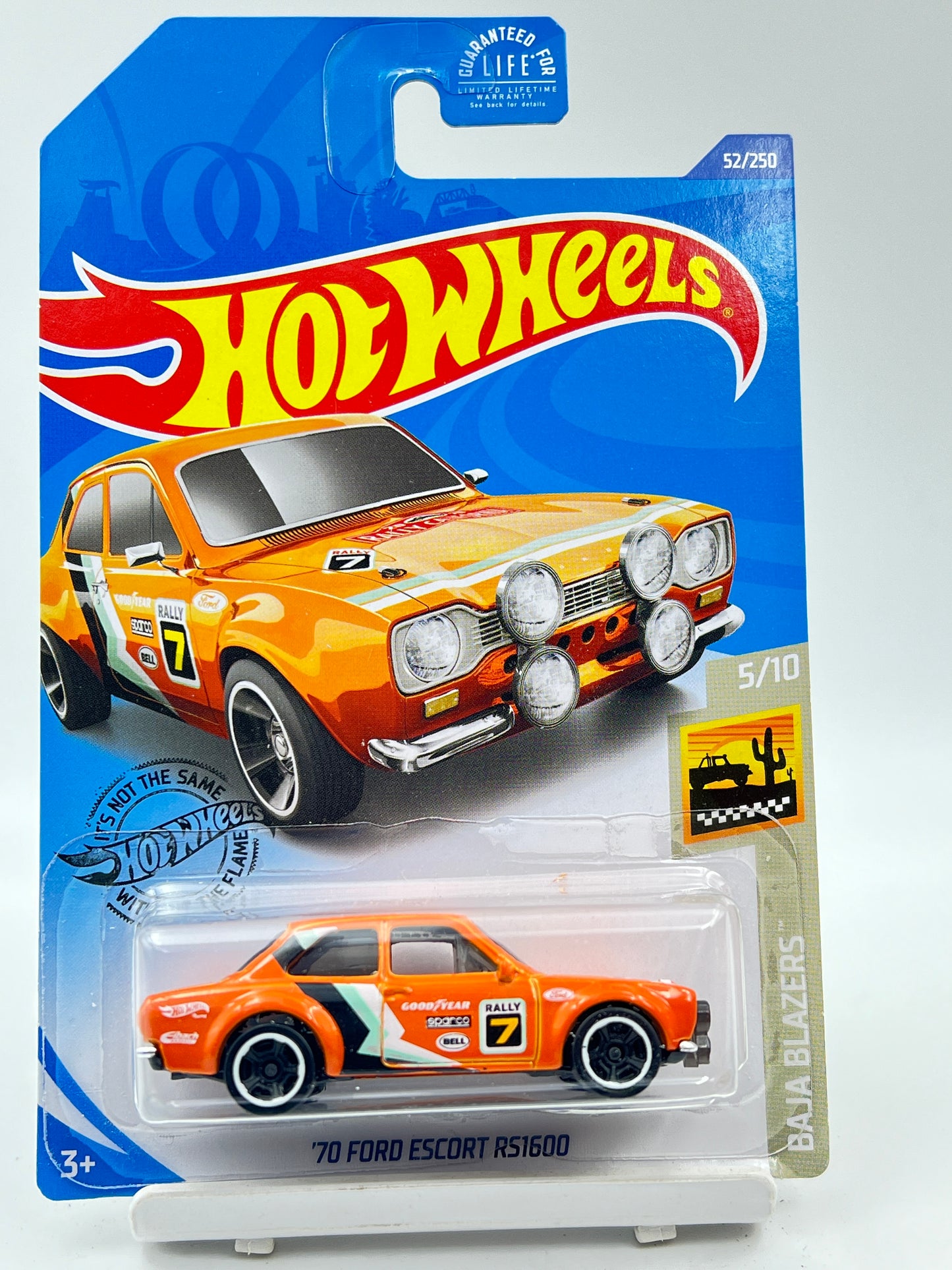 IMPORTED - HOT WHEELS - 70 FORD ESCORT RS1600 - ORANGE - 1H
