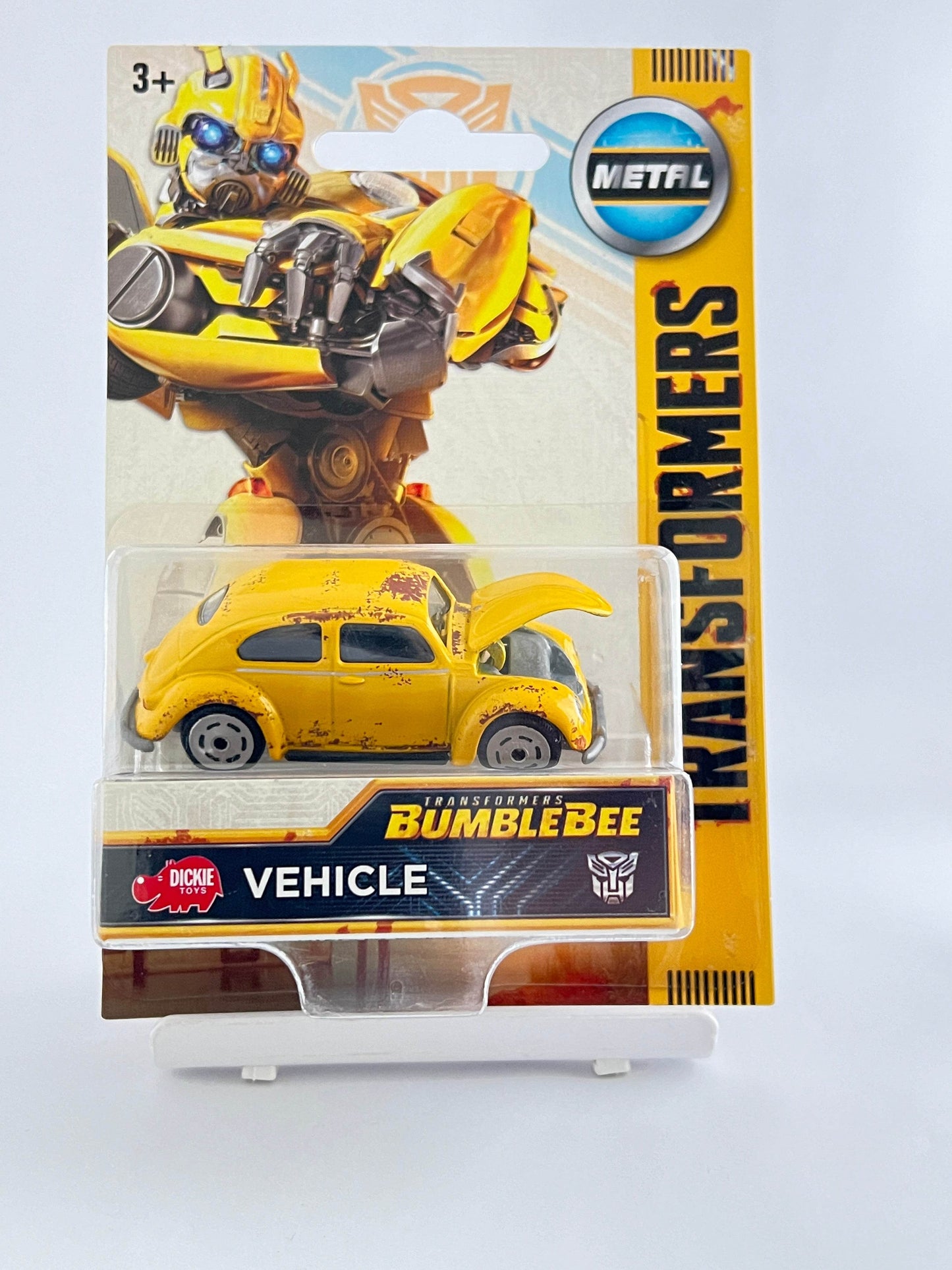 BUMBLEBEE METAL CAR WITH OPENABLE HOOD - IMPORTED - Its Fun