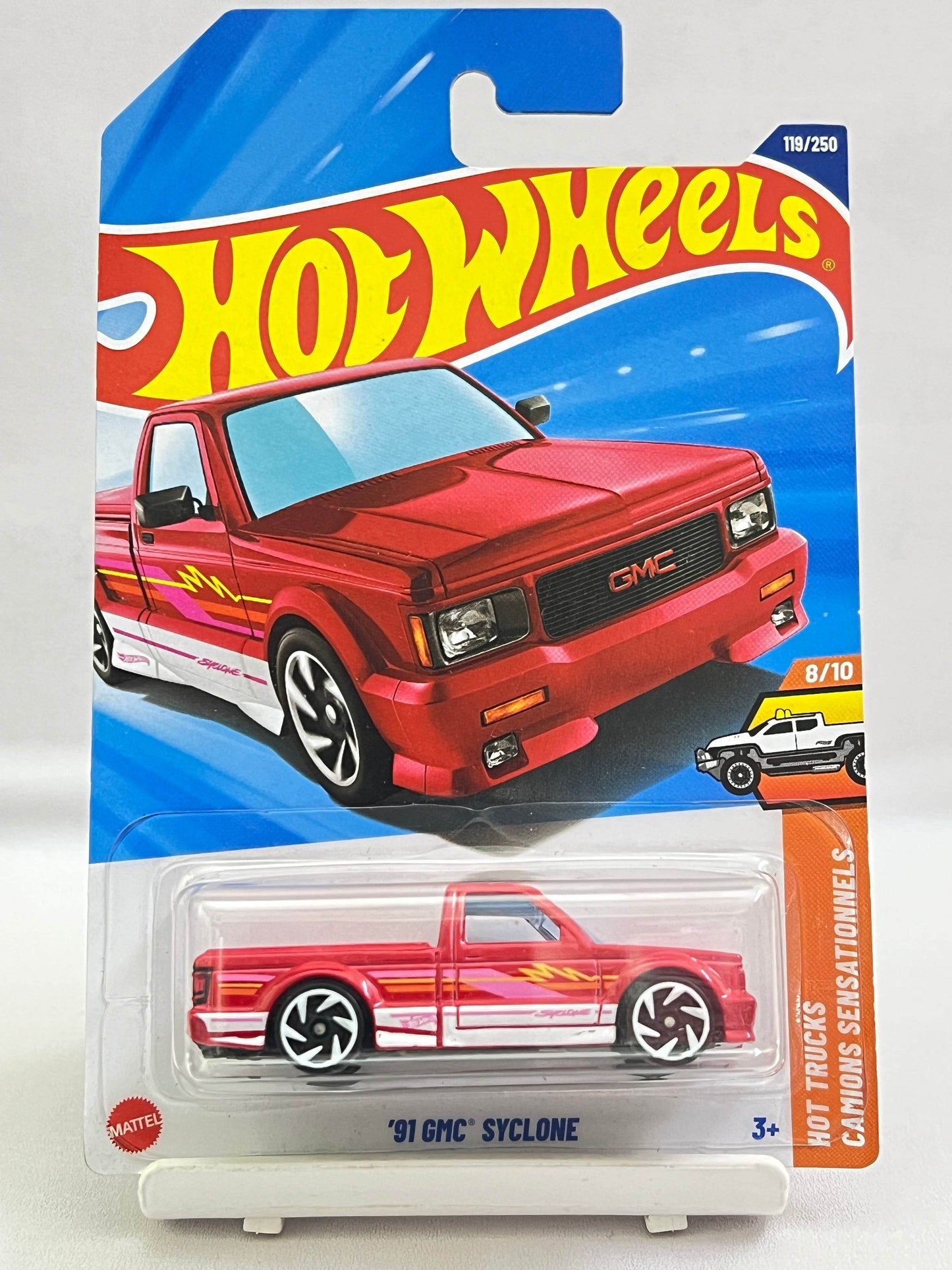 HOT WHEELS - 91 GMC SYCLONE - RED - 3B - Its Fun