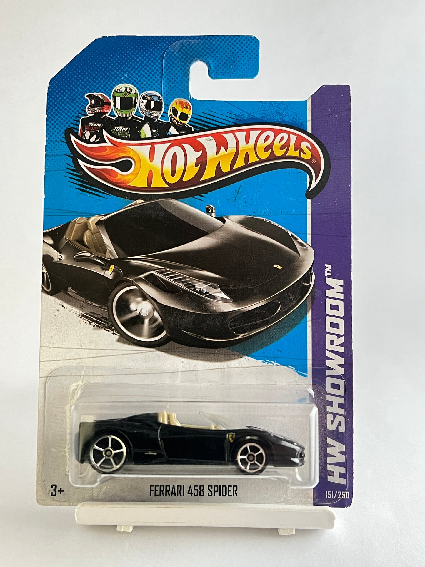 FERRARI 458 SPIDER - BLACK - ZX2 - Its Fun- Hot wheels - matchbox - diecast