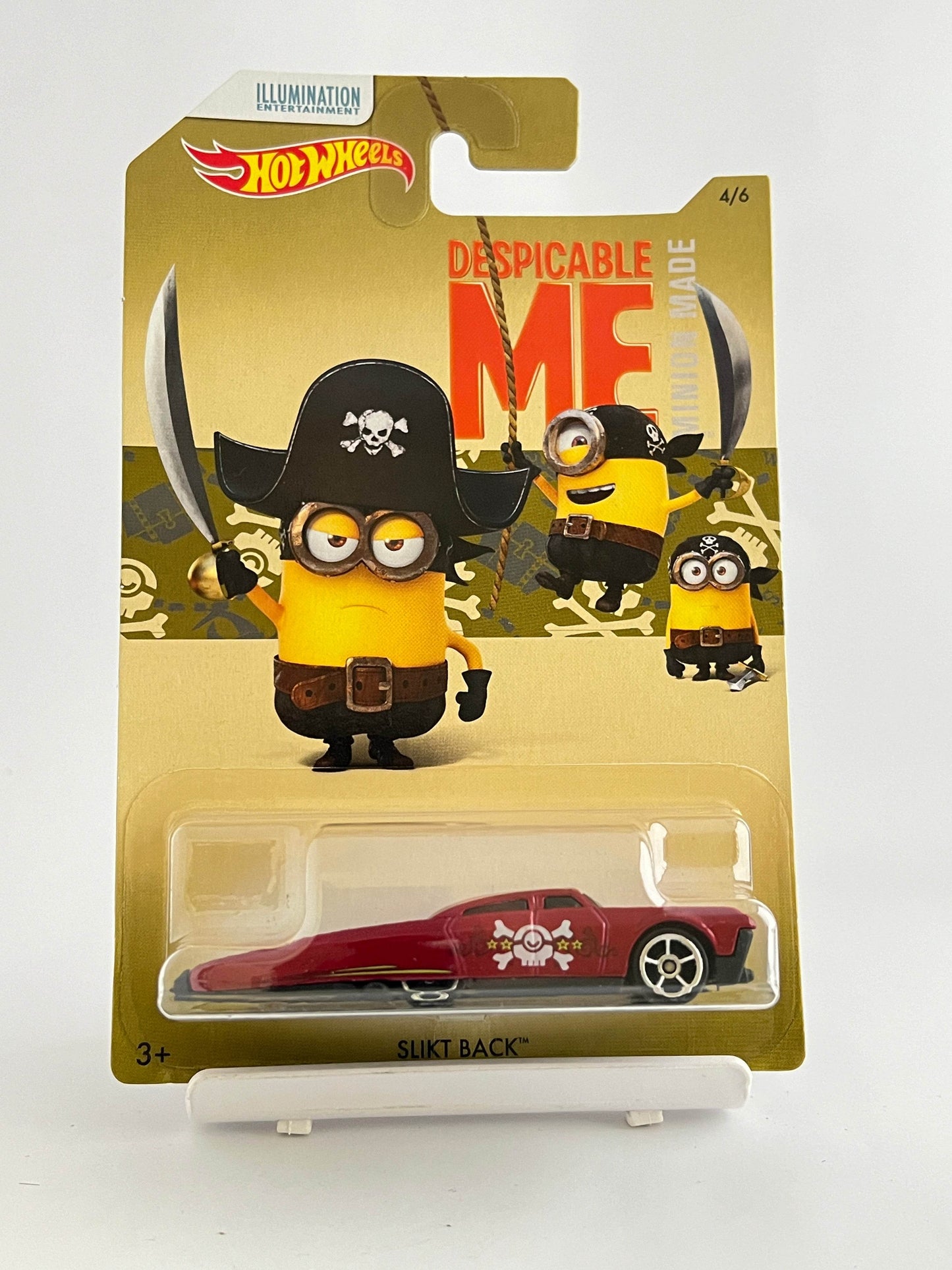 FEW MILD CREASED CARDS - DESPICABLE ME - MINIONS SET OF 6 CARS - Its Fun