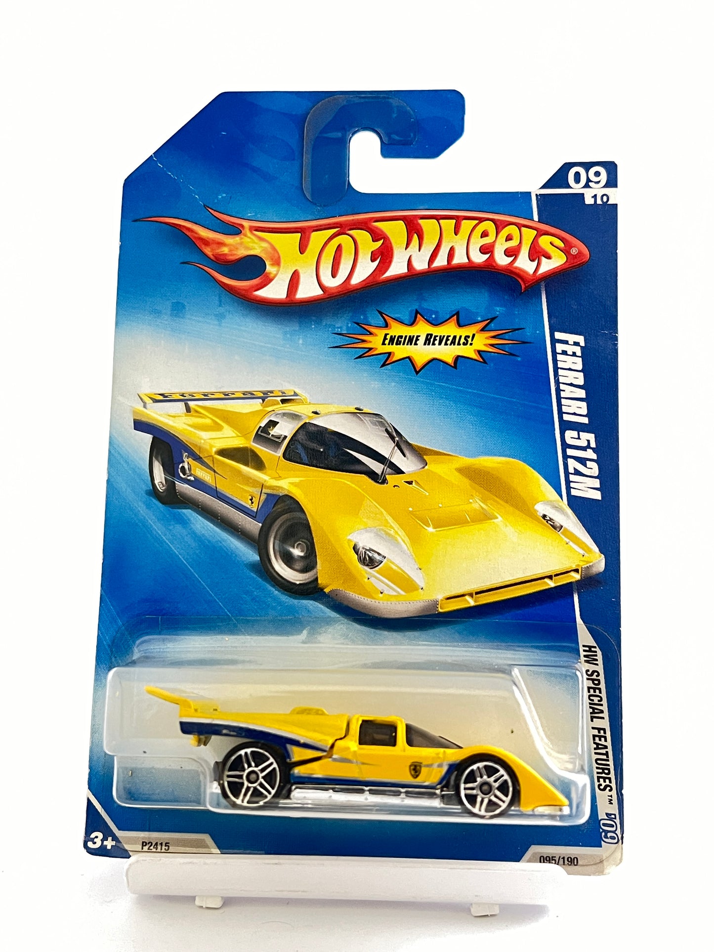 FERRARI - 512M - YELLOW - SLIGHT CREASE - 5D - Its Fun- Hot wheels - matchbox - diecast