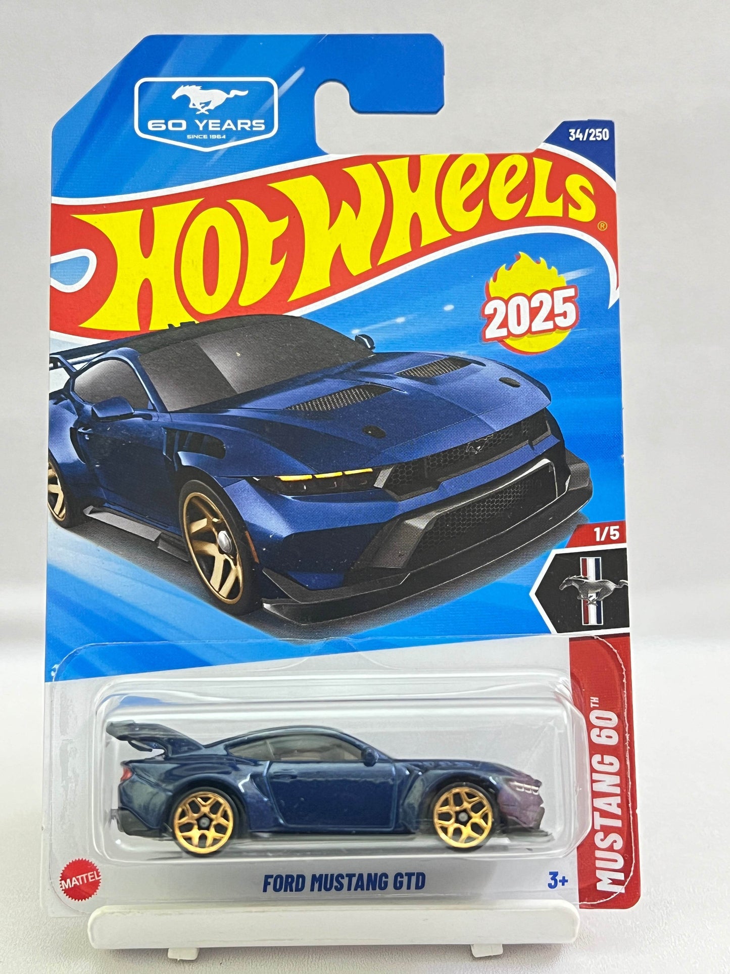 HOT WHEELS - FORD MUSTANG GTD - BLUE - 6A - Its Fun