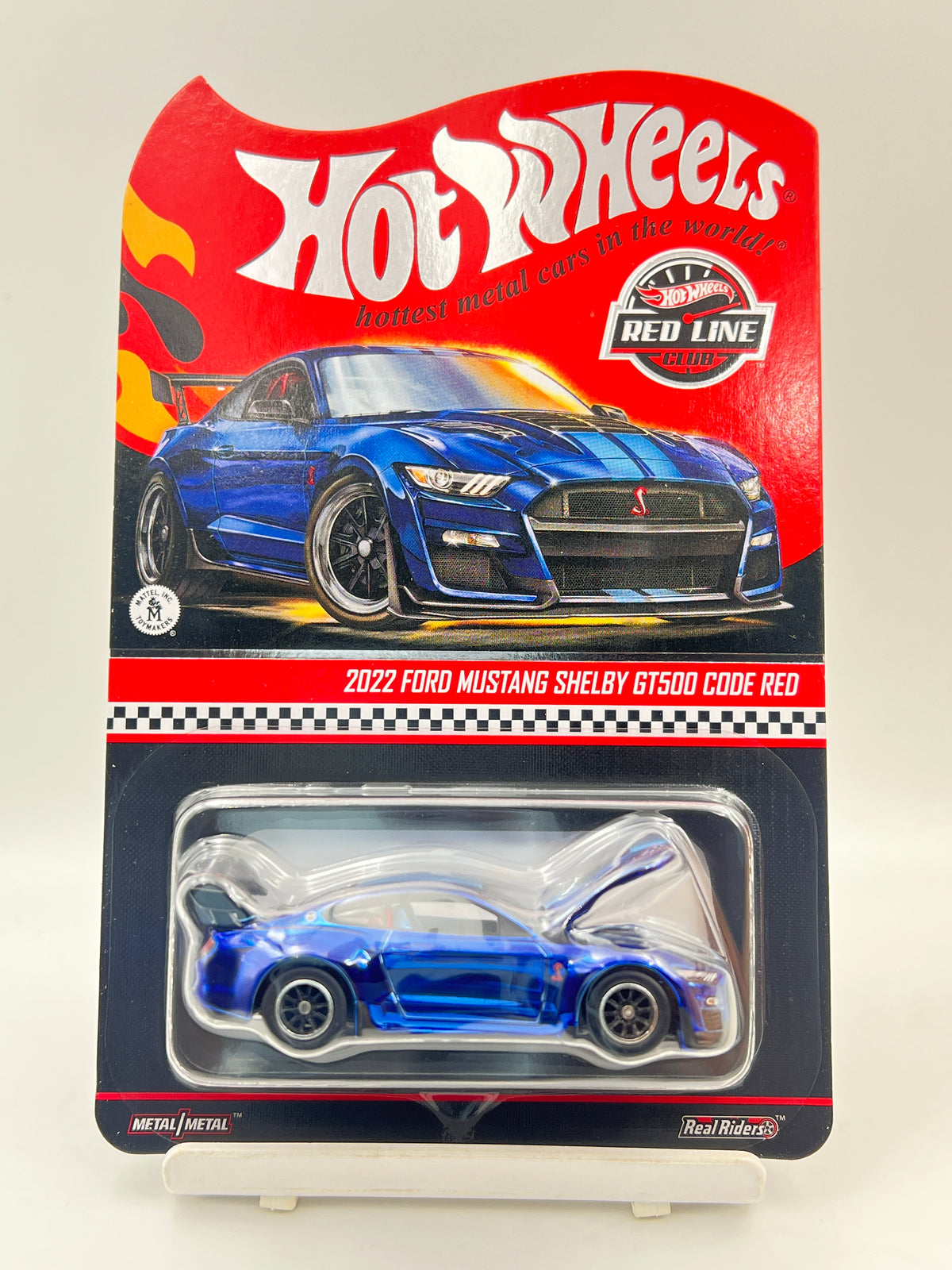 RLC - HOT WHEELS - 2022 FORD MUSTANG SHELBY GT500 CODE RED - (COMES WITH PROTECTOR)