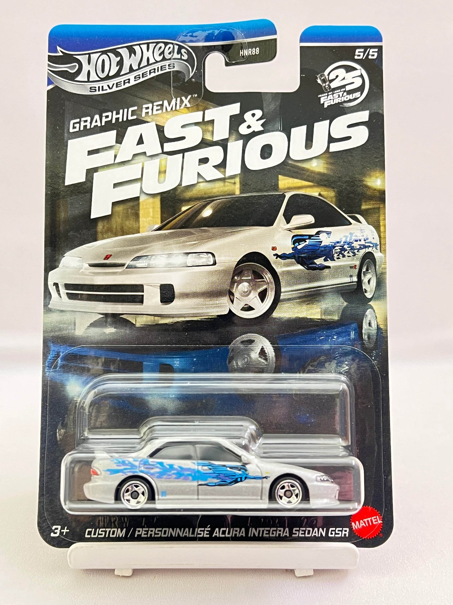 HOT WHEELS - FAST AND FURIOUS - GRAPHIC REMIX - CUSTOM ACURA INTEGRA SEDAN GSR - FULL METAL - 4D - Its Fun