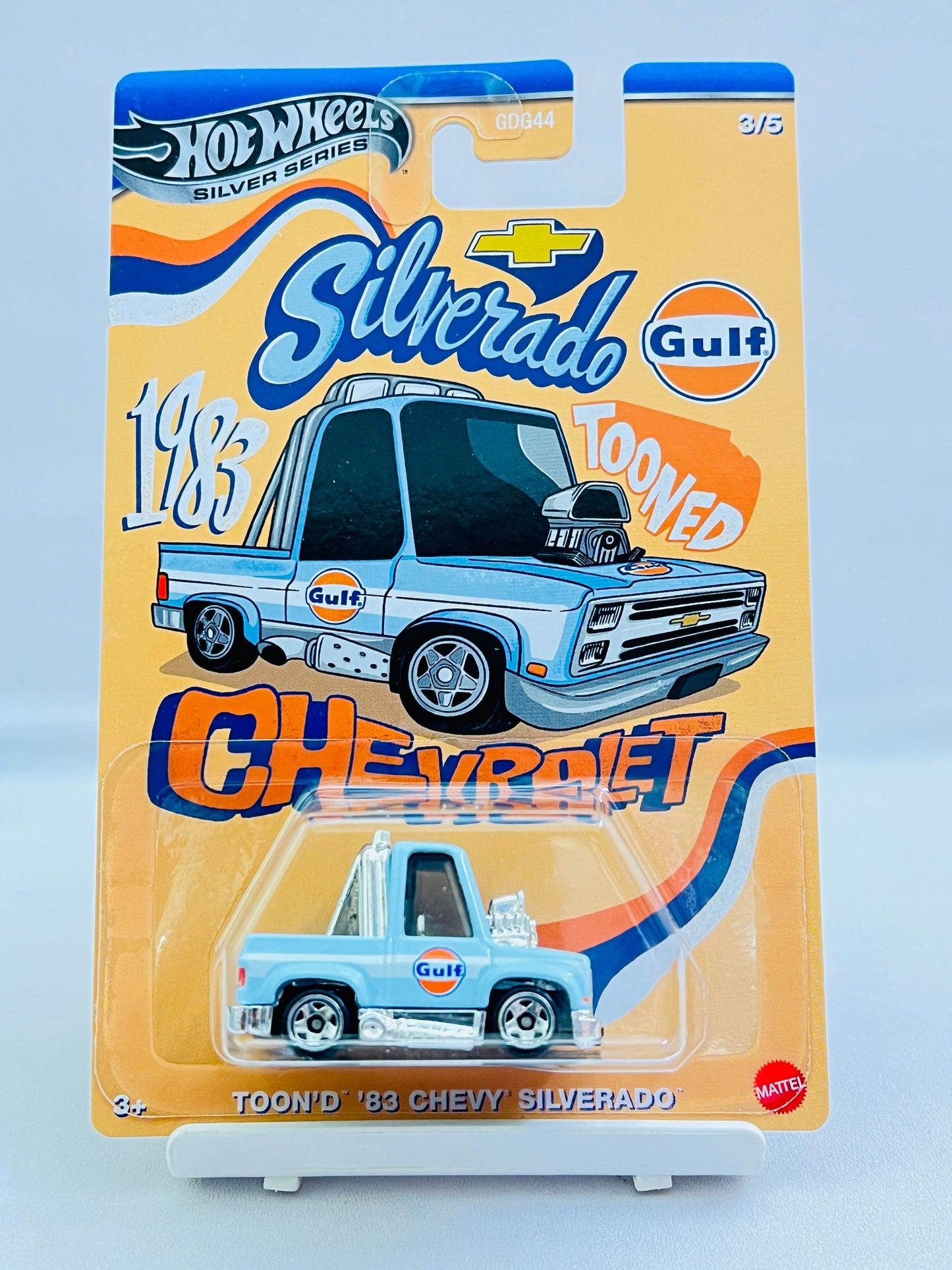 HOT WHEELS - TOONED GULF - TOON'D 83 CHEVY SILVERADO - 4B - Its Fun