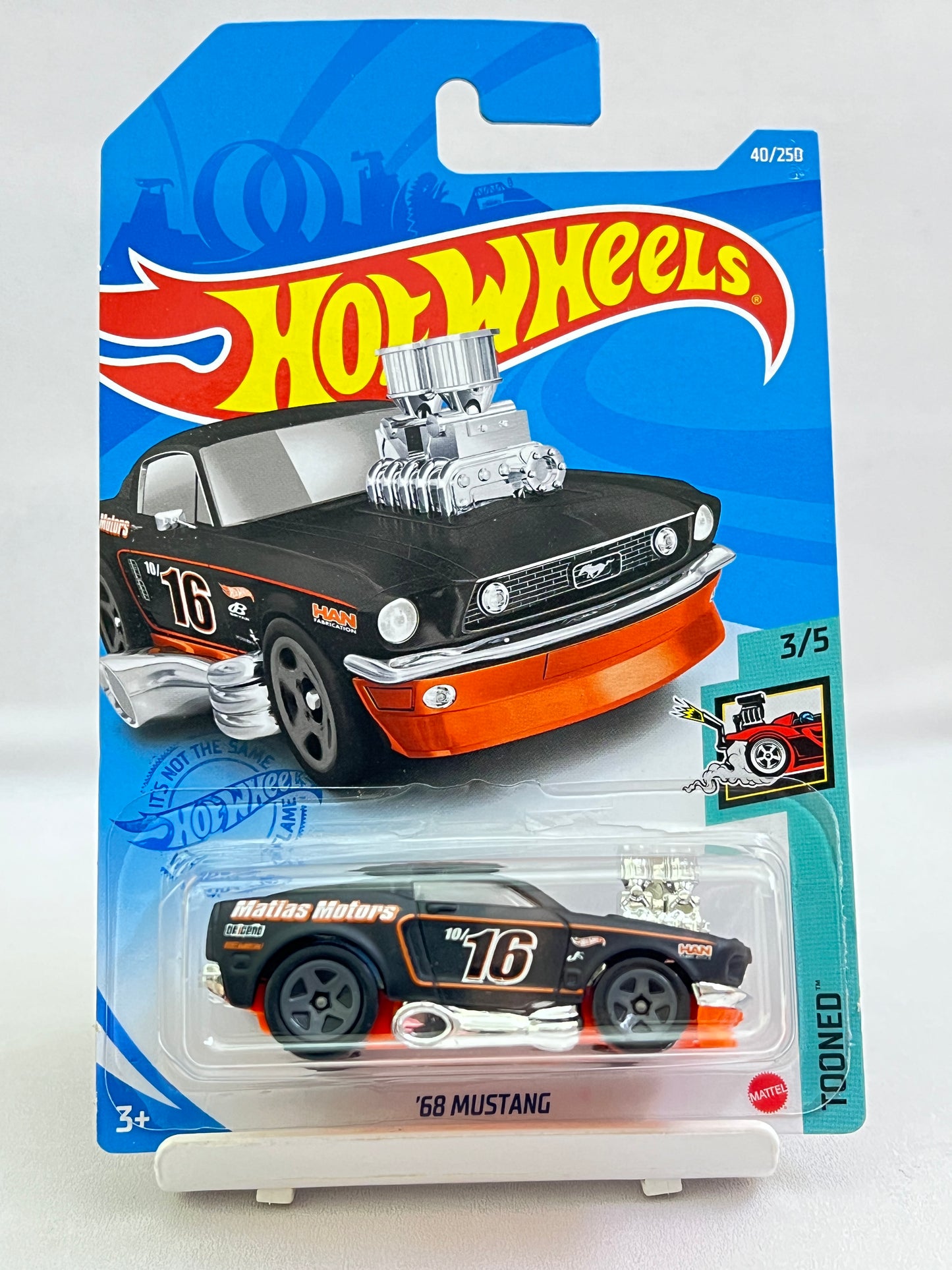 SOFT CORNERS - HOT WHEELS - 68 MUSTANG - 6D