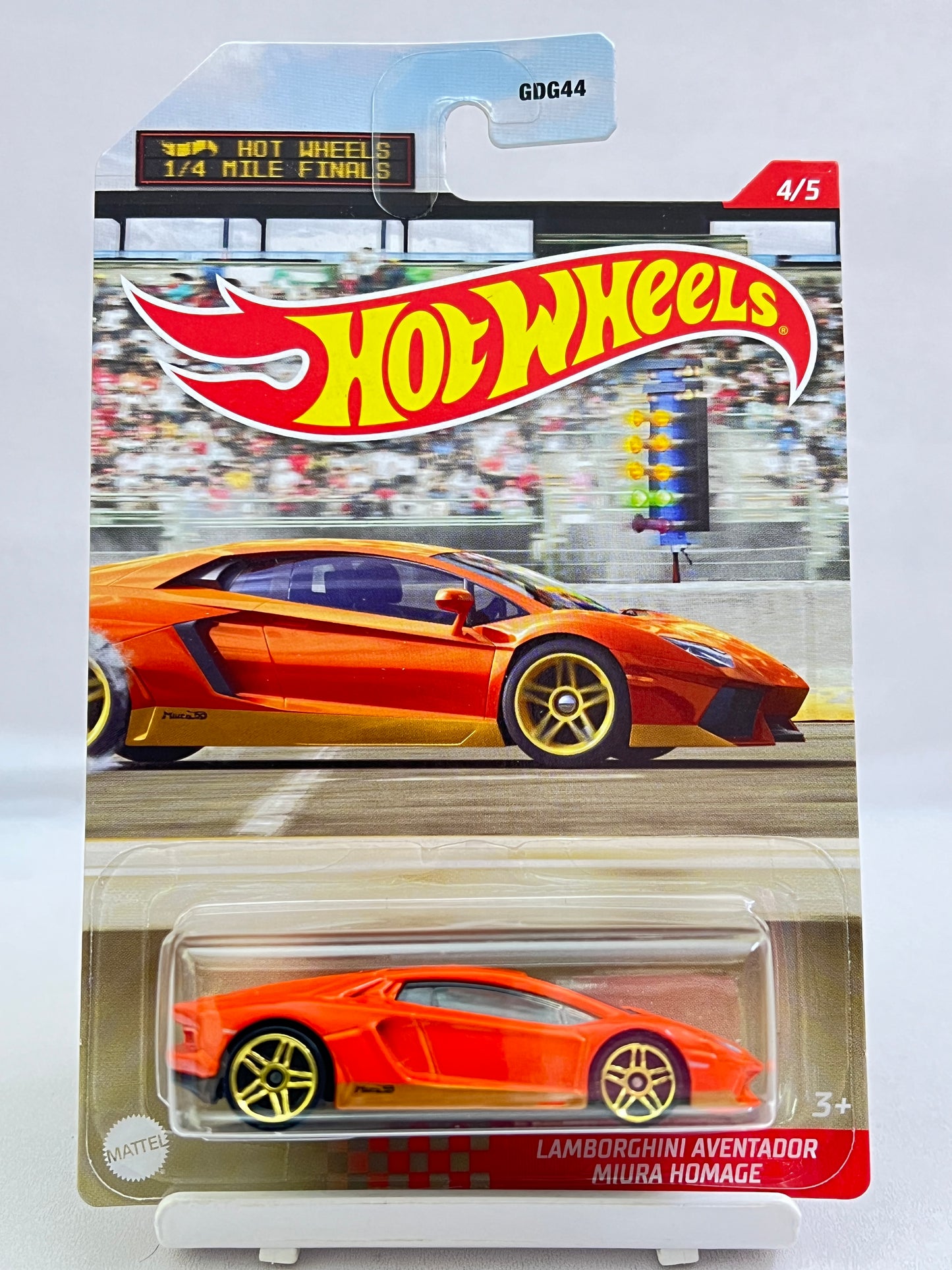 HOT WHEELS - 1/4 MILE SERIES - LAMBORGHINI AVENTADOR MIURA HOMAGE - 4E