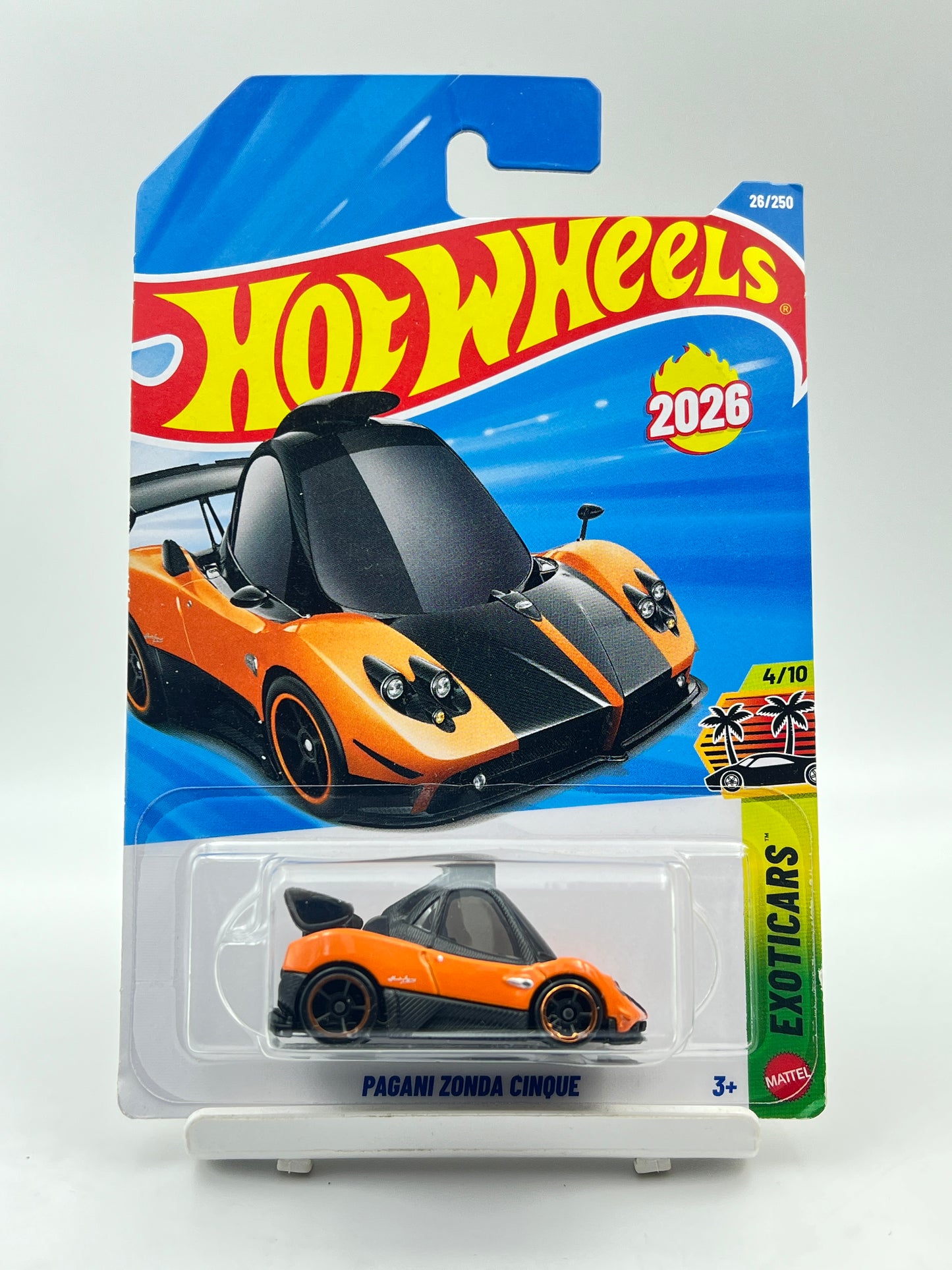 HOT WHEELS - PAGANI ZONDA CINQUE - ORANGE - 1B