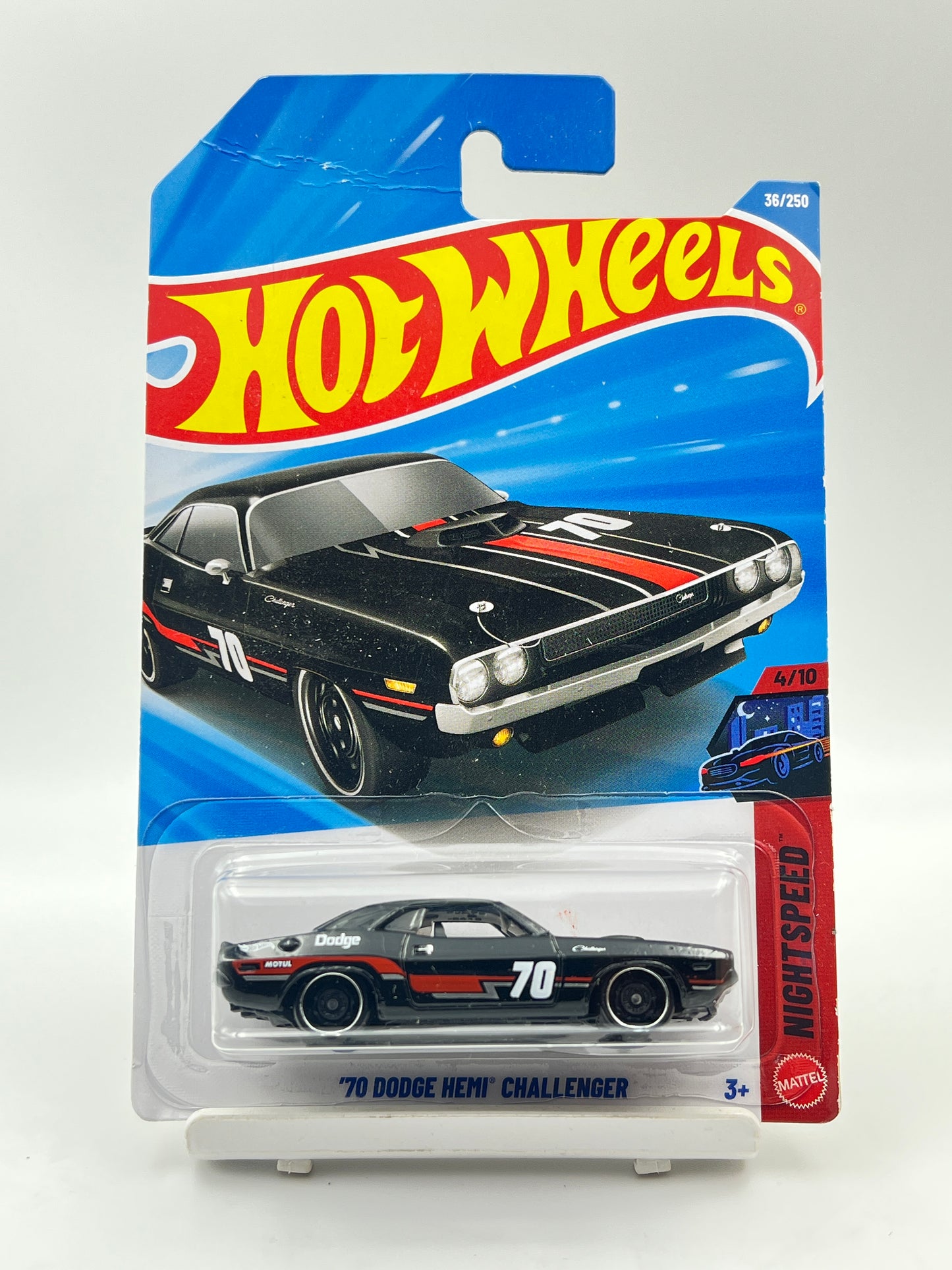 MILD CREASE - HOT WHEELS - 70 DODGE HEMI CHALLENGER - 1B