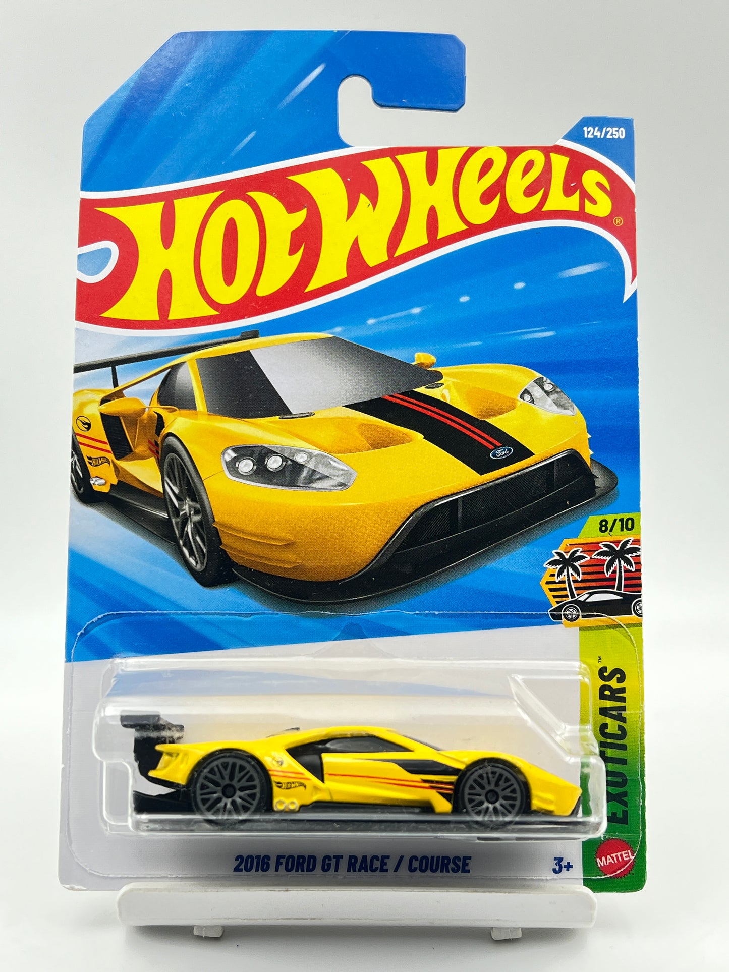 TREASURE HUNT - HOT WHEELS - 2016 FORD GT RACE - 2D