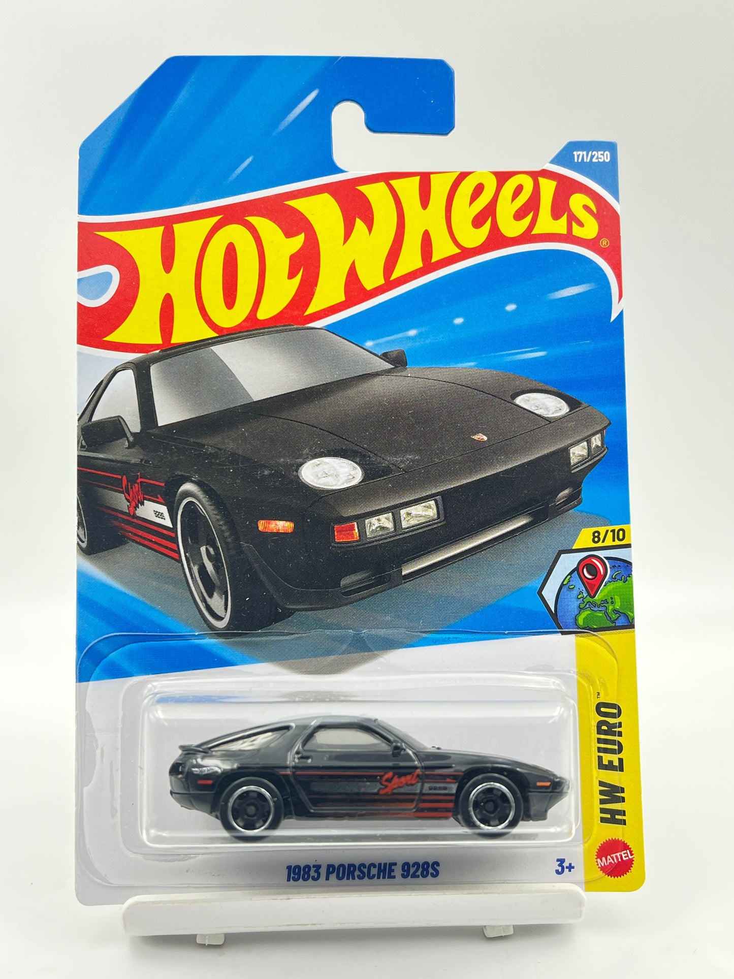 HOT WHEELS - 1983 PORSCHE 928S - BLACK - 2A
