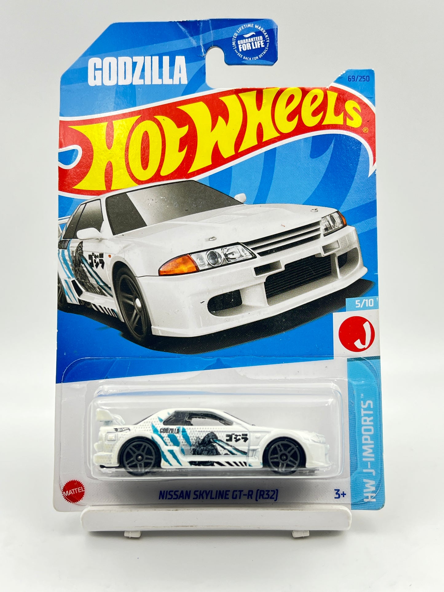 CREASED CARD - NISSAN SKYLINE GT-R (R32) GODZILLA - 7A