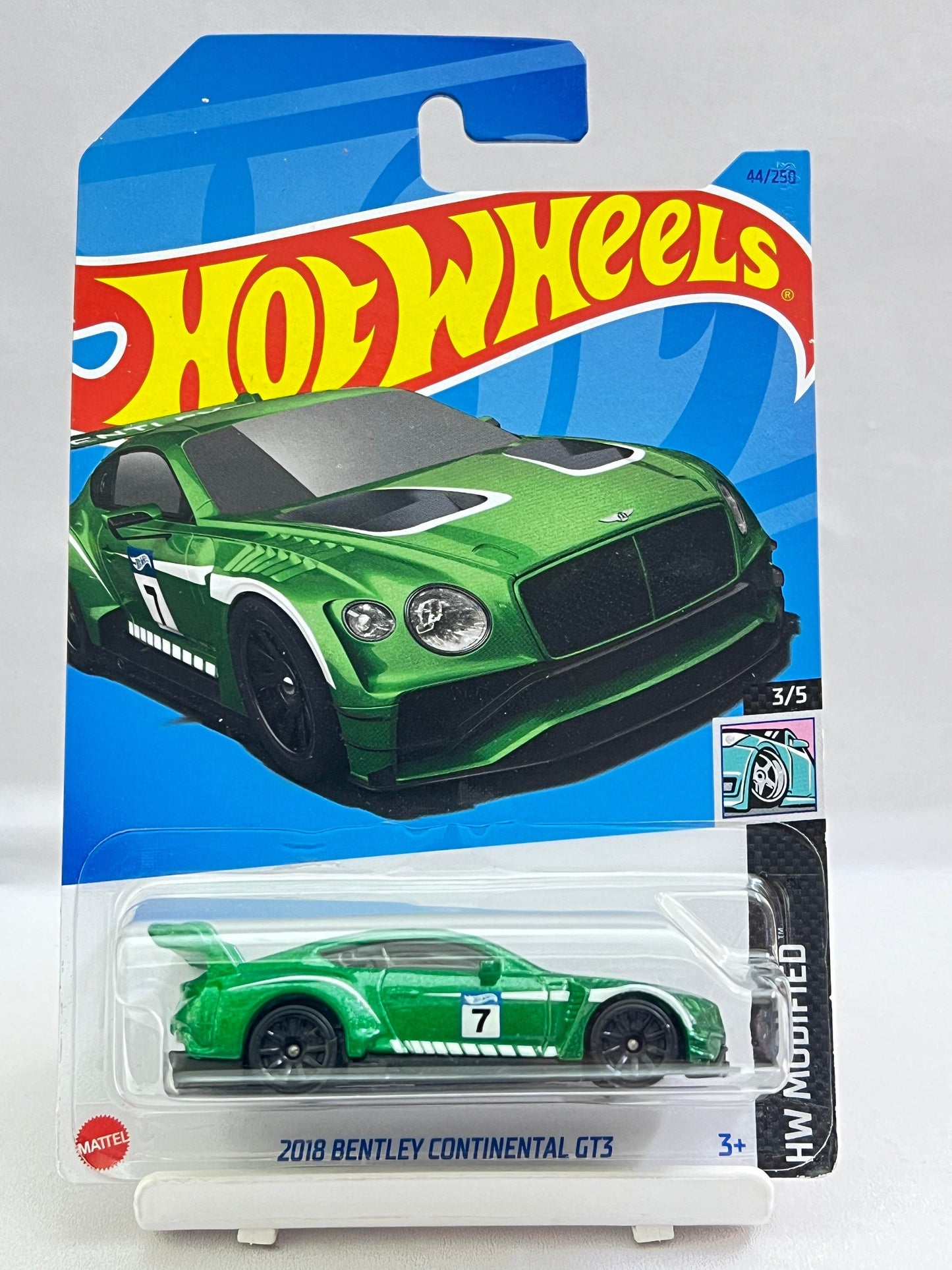 BLISTER CRACK - HOT WHEELS - 2018 BENTLEY CONTINENTAL GT3 - GREEN - 3E - Its Fun