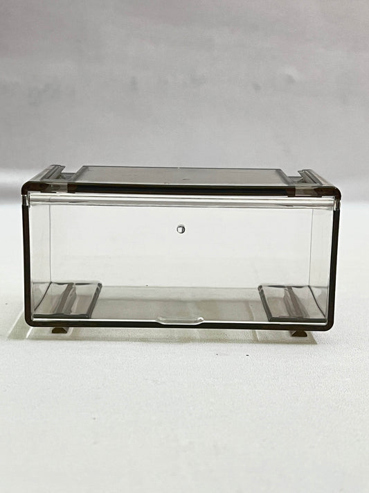 FLIP OPEN DOOR - 1:64 CAR DISPLAY ACRYLIC CASE - STACKABLE - SLIDE TO LOCK STACKING METHOD - 1 PC - Its Fun