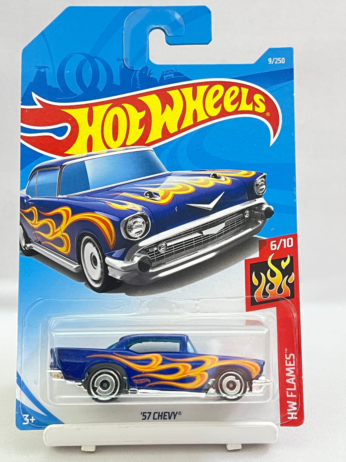 HOT WHEELS - 57 CHEVY - FLAMES - 6A