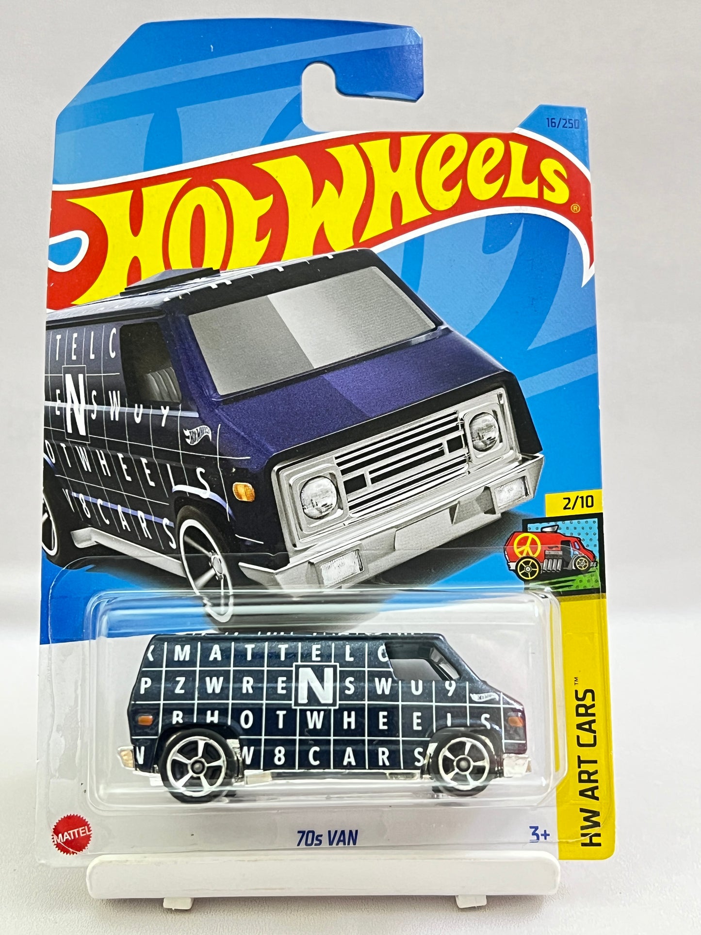 HOT WHEELS - 70S VAN - DARK BLUE - 6A