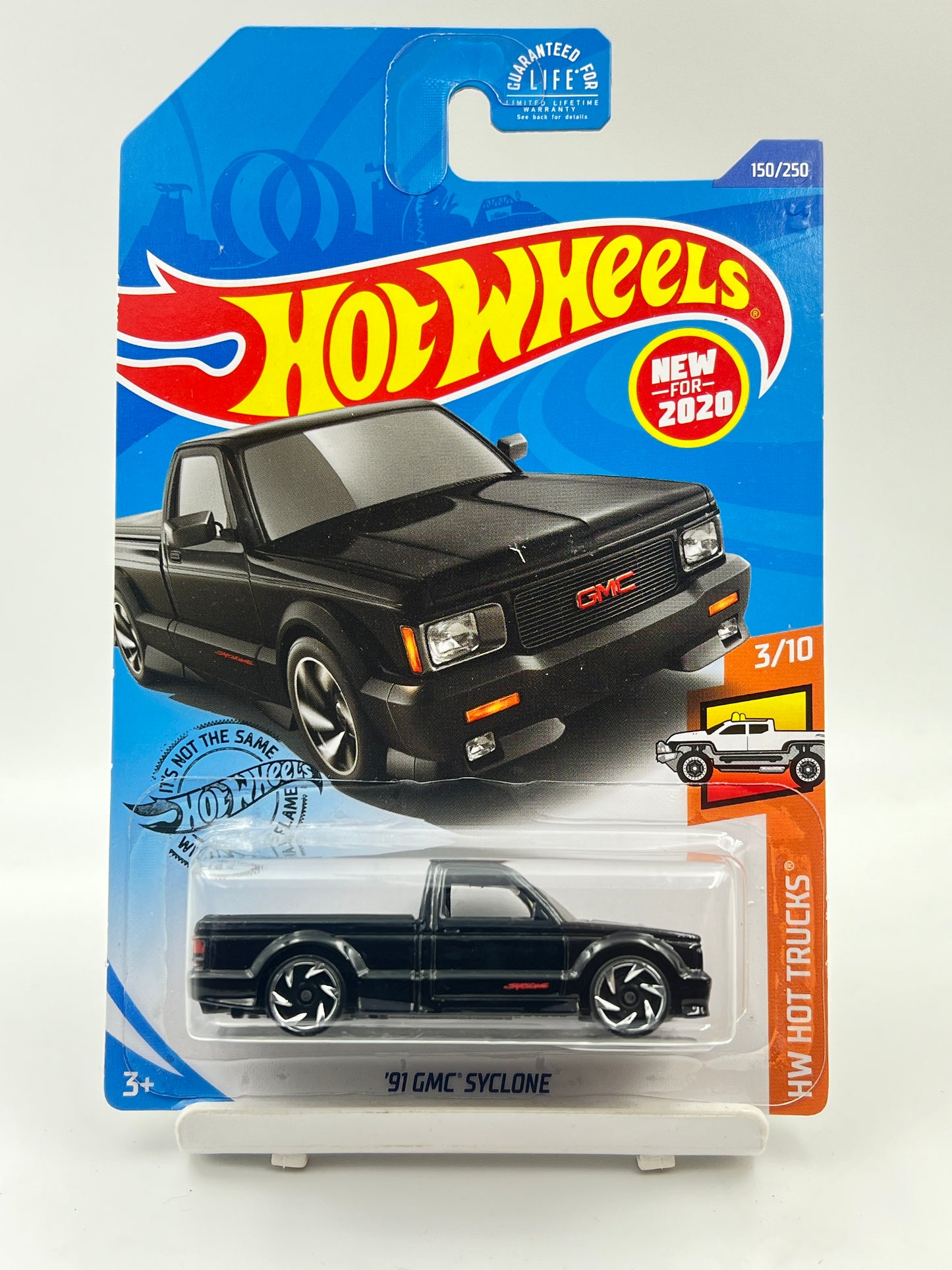 IMPORTED - HOT WHEELS - 91 GMC SYCLONE - BLACK - 6D