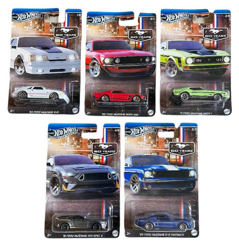 60 YEARS MUSTANG SILVER SERIES SET - 4D - Its Fun