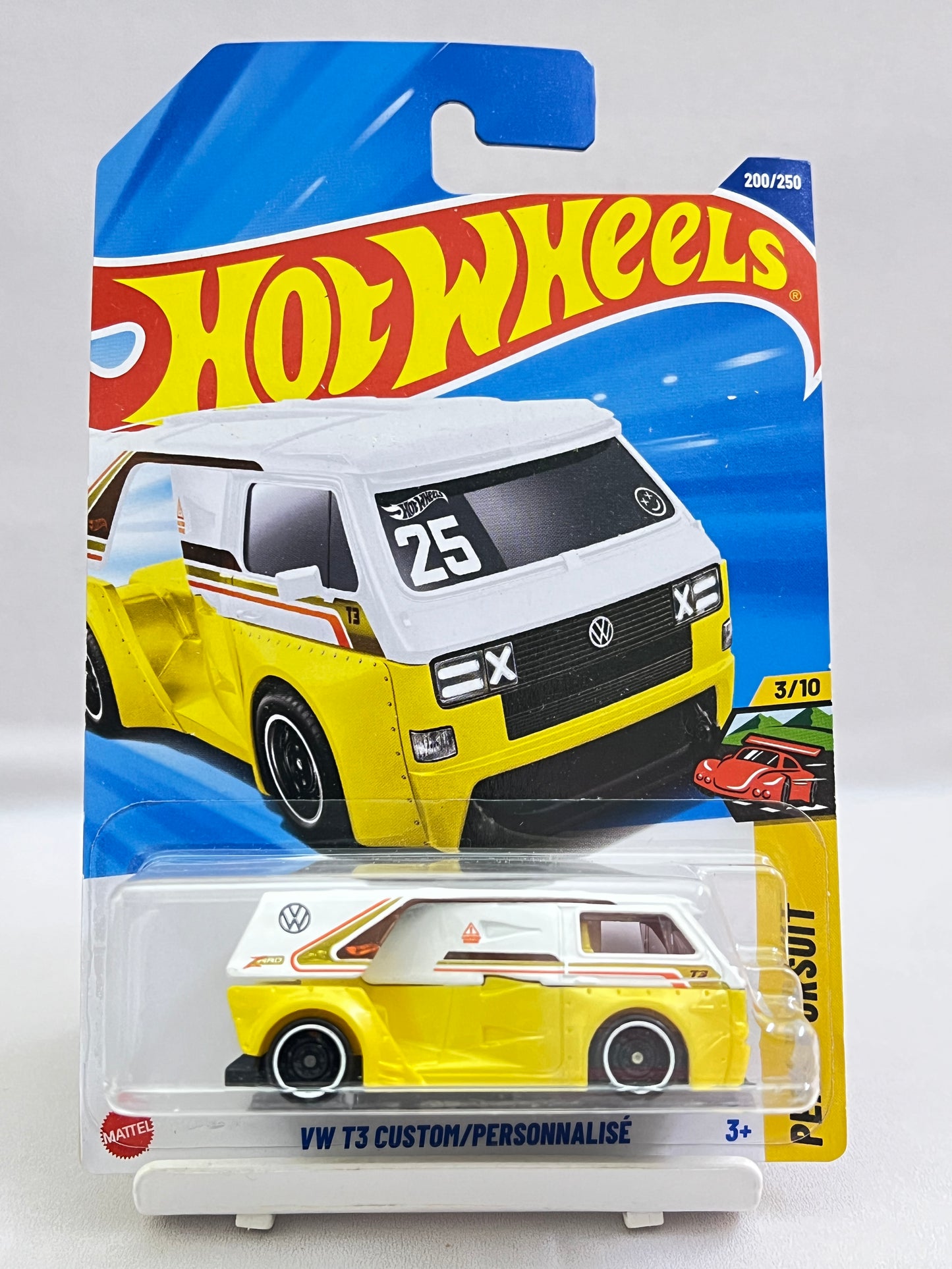 HOT WHEELS - VW T3 CUSTOM - YELLOW - 1A