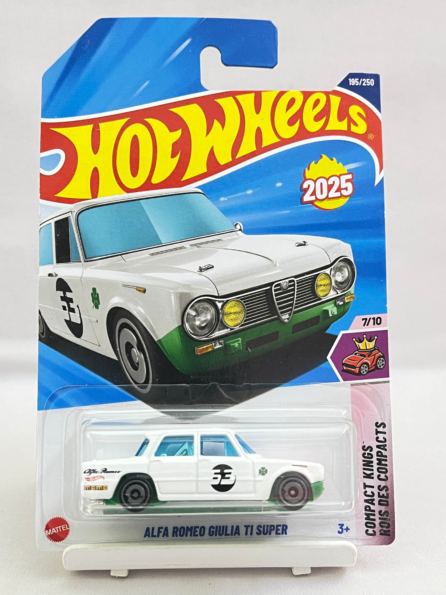 HOT WHEELS - ALFA ROMEO GIULIA TI SUPER - WHITE - 1A - Its Fun
