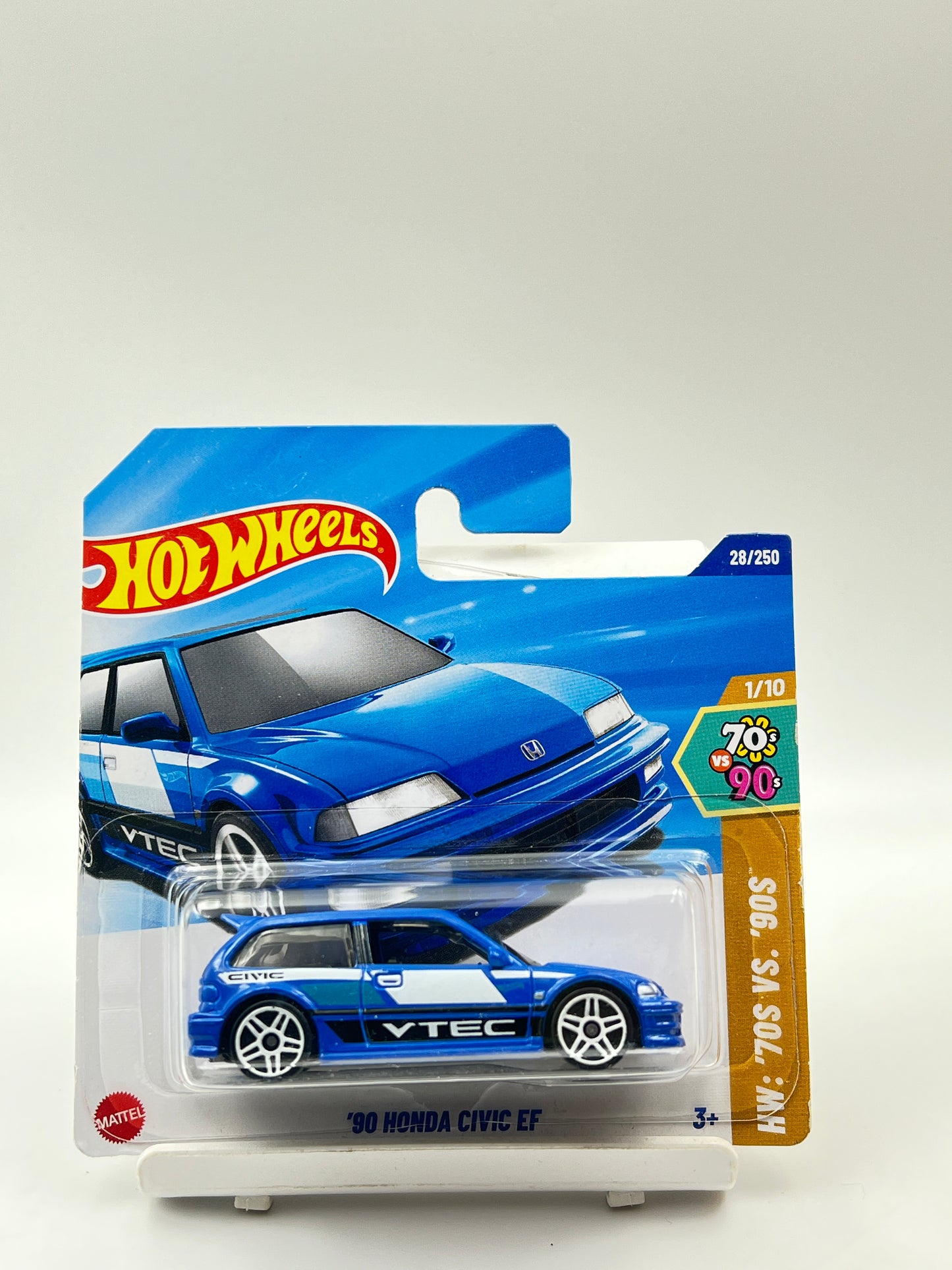 HOT WHEELS - 90 HONDA CIVIC EF - BLUE - 3C