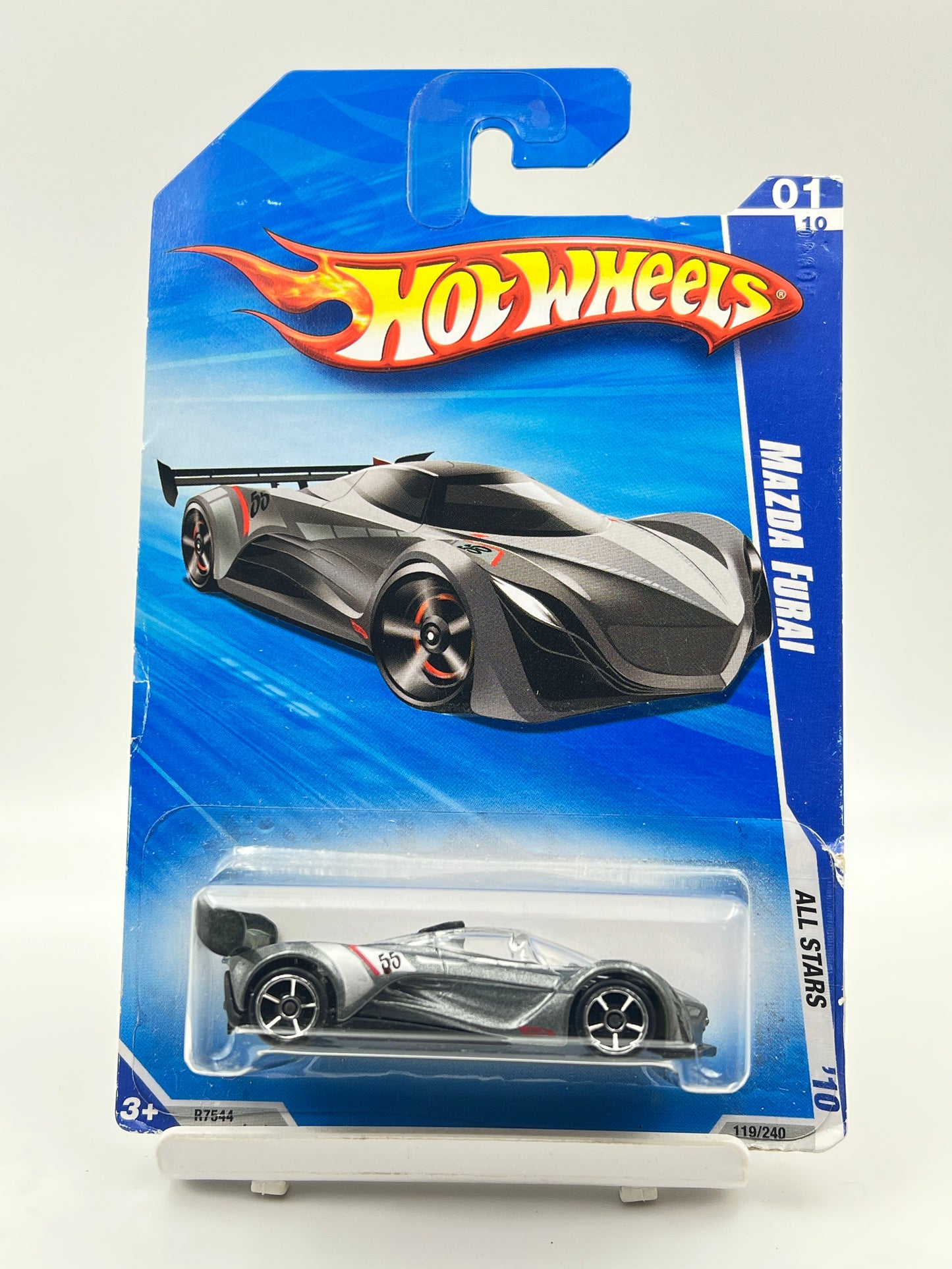 IMPORTED - HOT WHEELS - MILD CARD DAMAGE - MAZDA FURAI - 3C