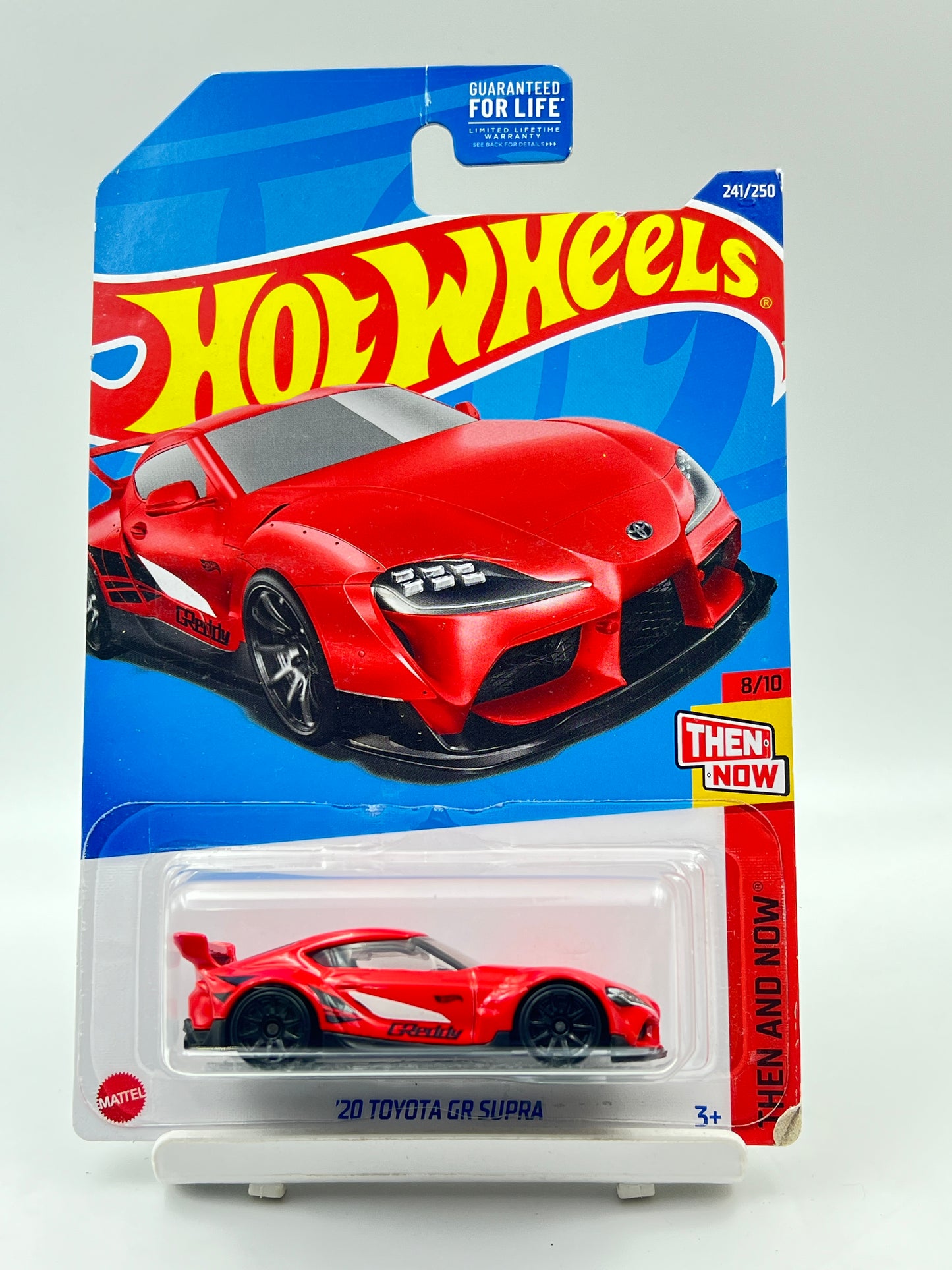 IMPORTED - HOT WHEELS - MILD HOOK CREASE - 20 TOYOTA GR SUPRA - RED - 2A