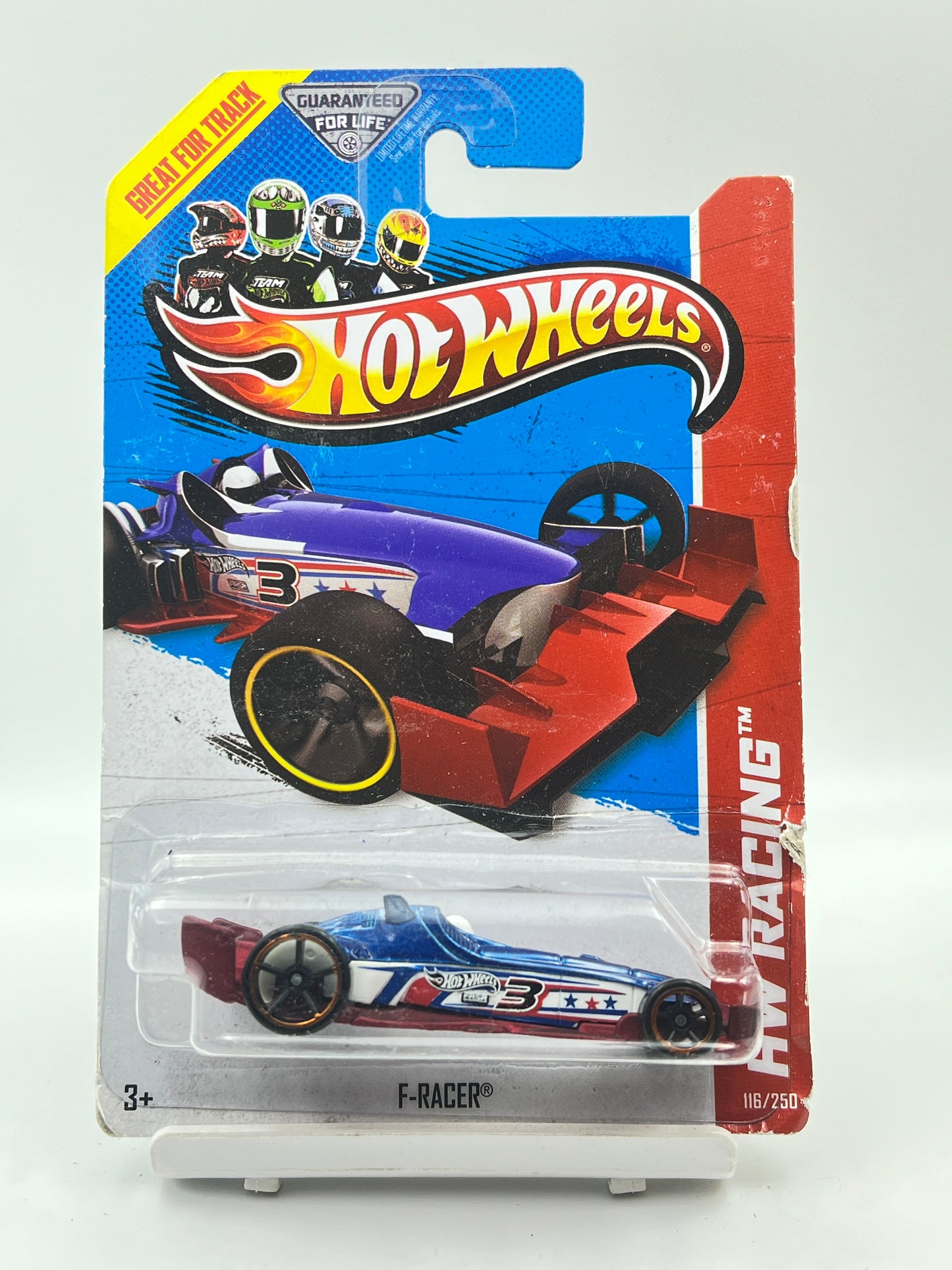 CARD DAMAGED / BLISTER - HOT WHEELS - F-RACER - 6A