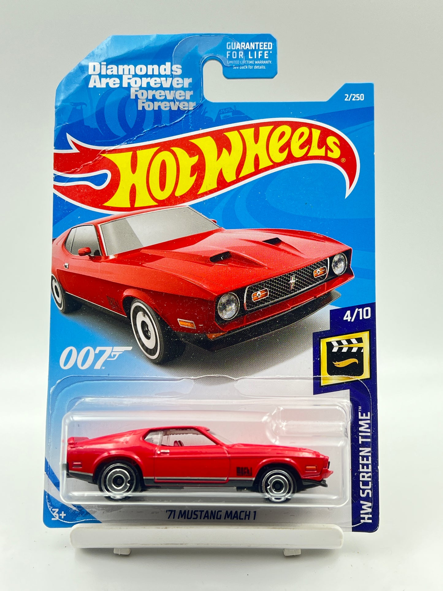 CREASED CARD - 71 MUSTANG MACH 1 - 007 - 9A
