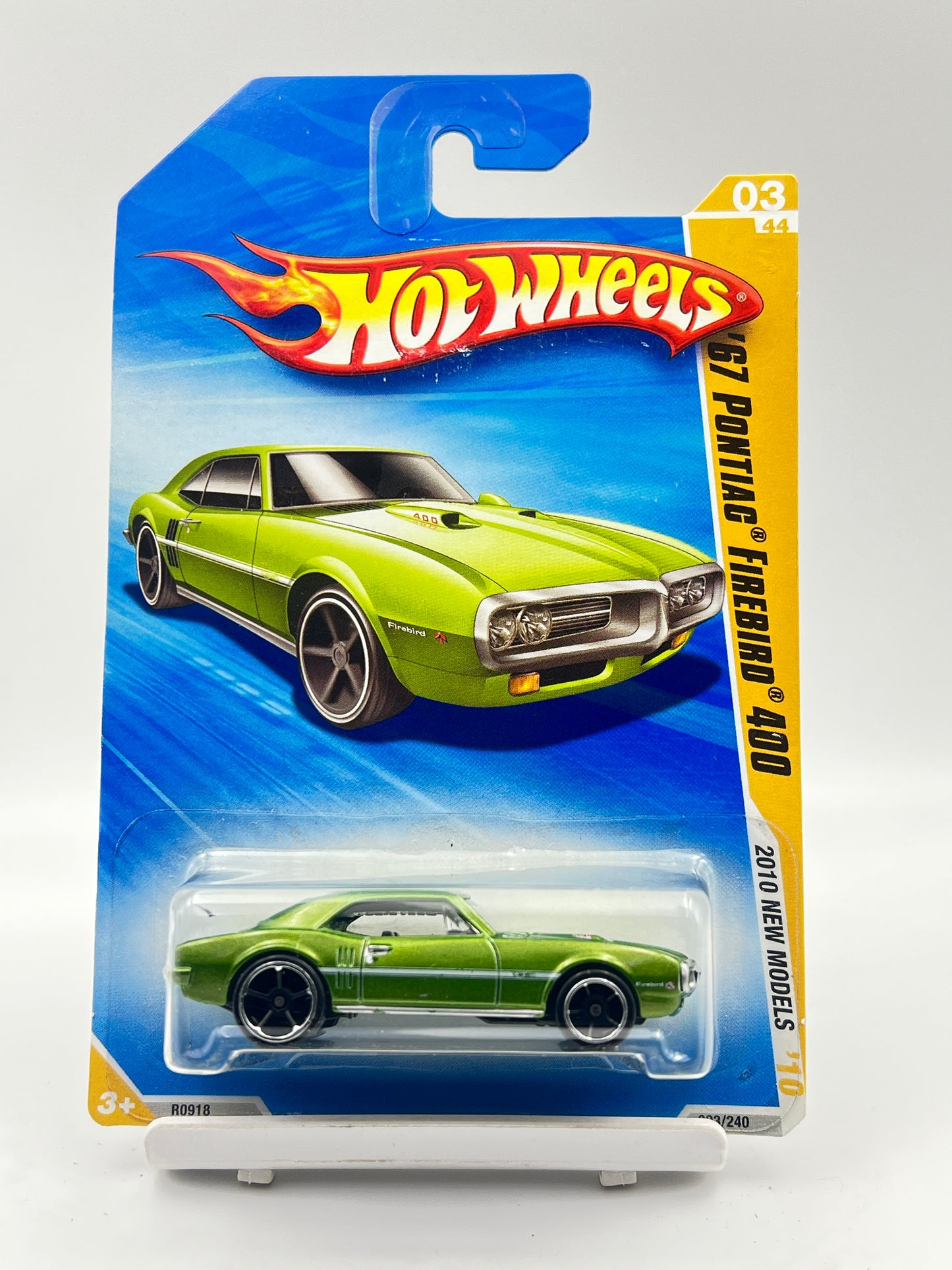 HOT WHEELS - 67 PONTIAC FIREBIRD 400 - GREEN - 9A