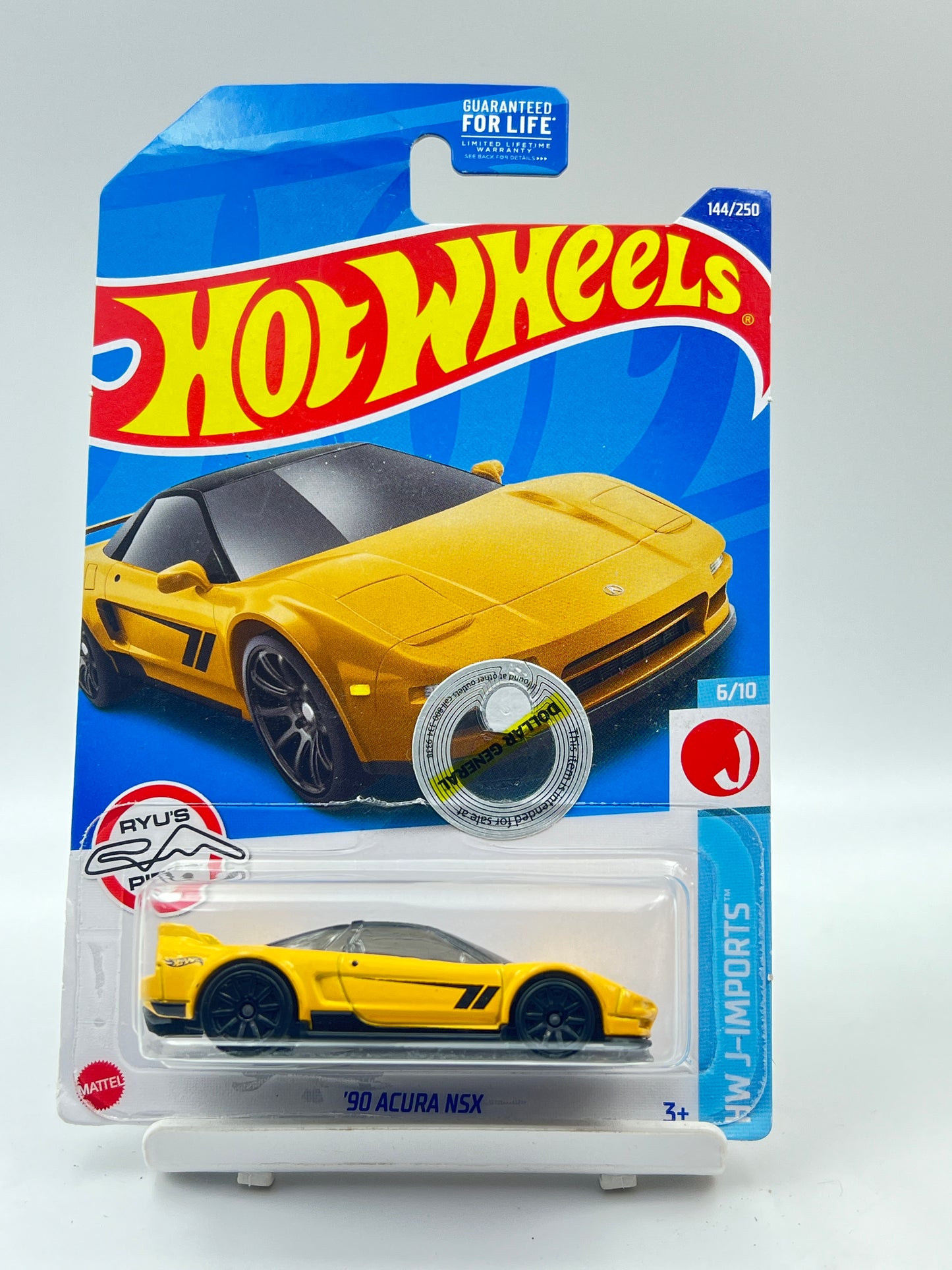 ( CARD AS IN PIC ) - IMPORTED - HOT WHEELS - 90 ACURA NSX - 9A