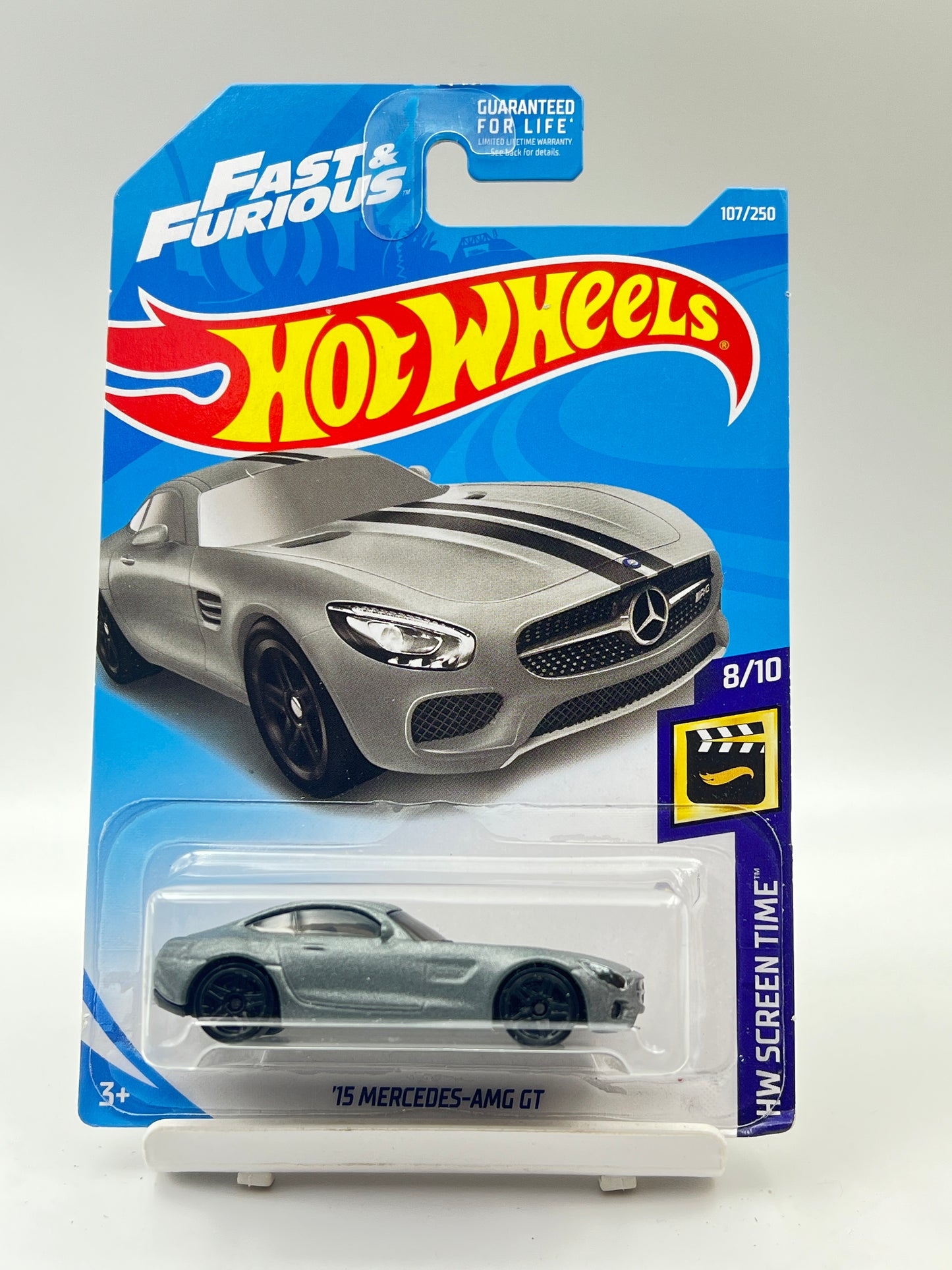 IMPORTED - HOT WHEELS - 15 MERCEDES AMG GT - GREY - 9A