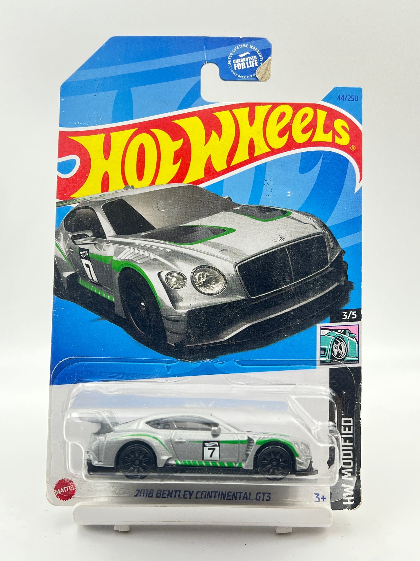 DAMAGED CARD - 2028 BENTLEY CONTINENTAL GT3 - GREY - 7A