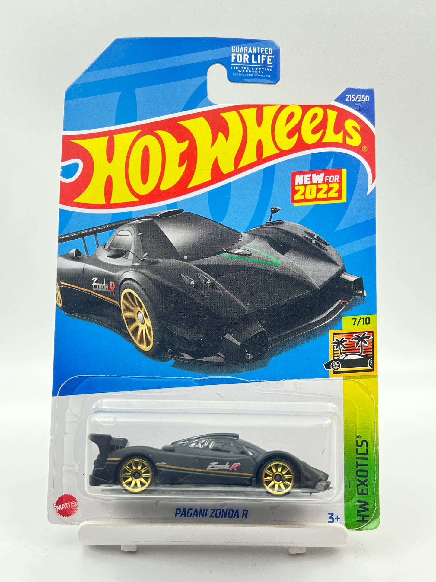 IMPORTED - HOT WHEELS - PAGANI ZONDA R - RARE - MATTE BLACK - 9B