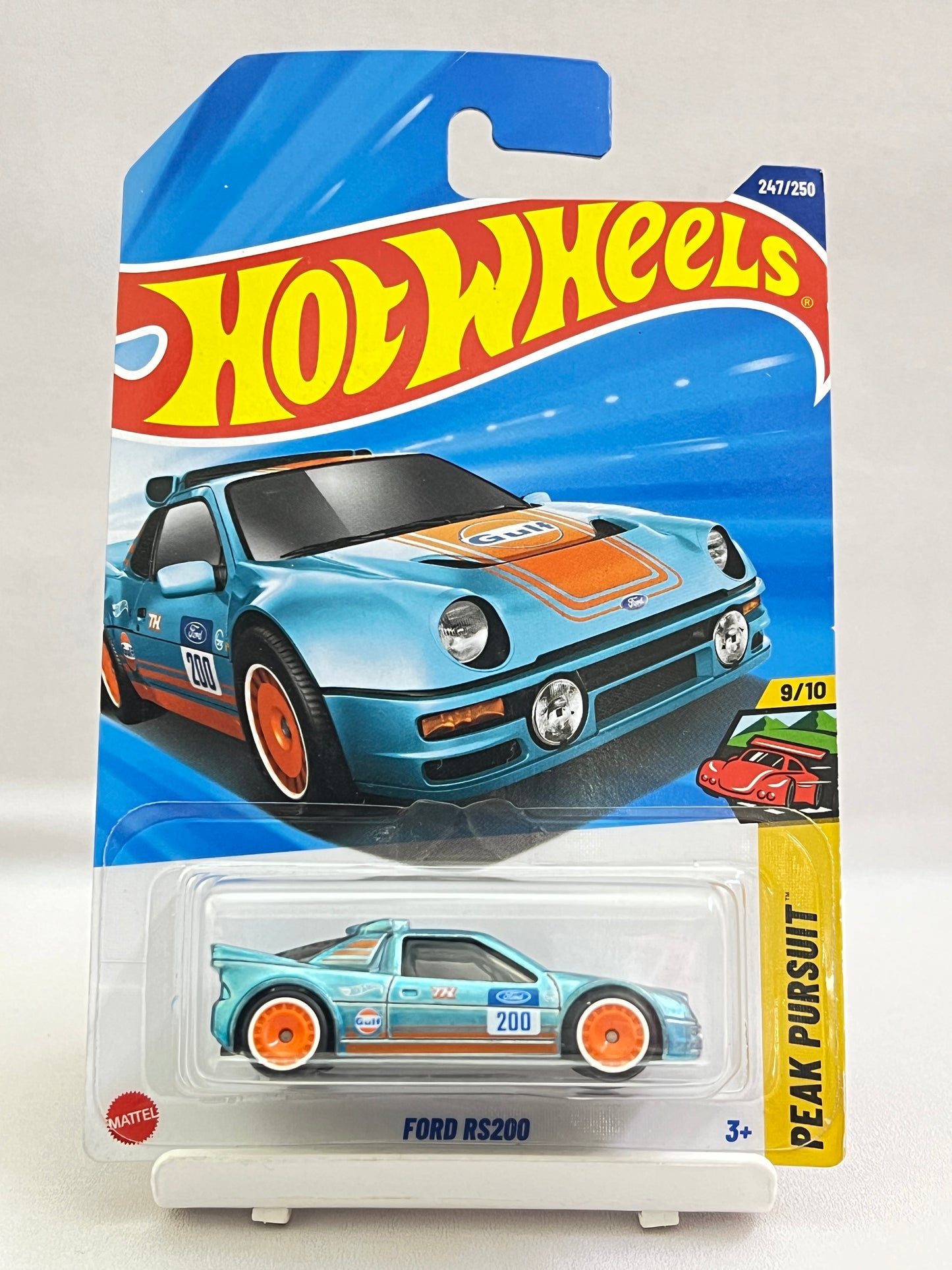 SUPER TREASURE HUNT - FORD RS200 GULF - FREE PROTECTOR