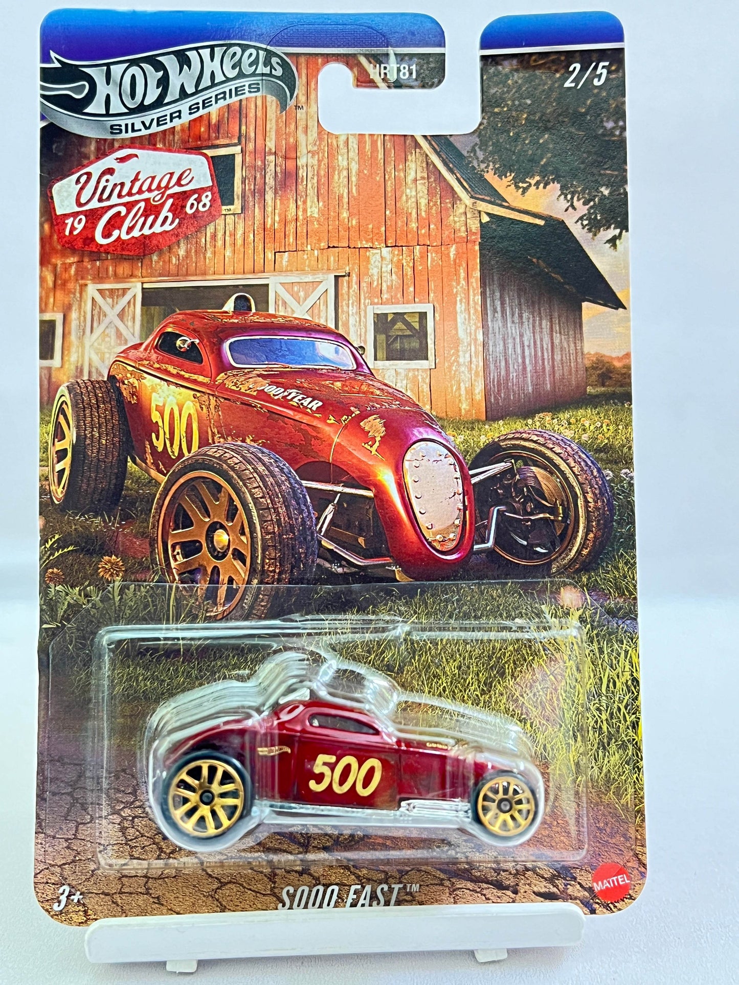 MILD CREASED CARD - HOT WHEELS - VINTAGE CLUB - SOOO FAST - 4C - Its Fun