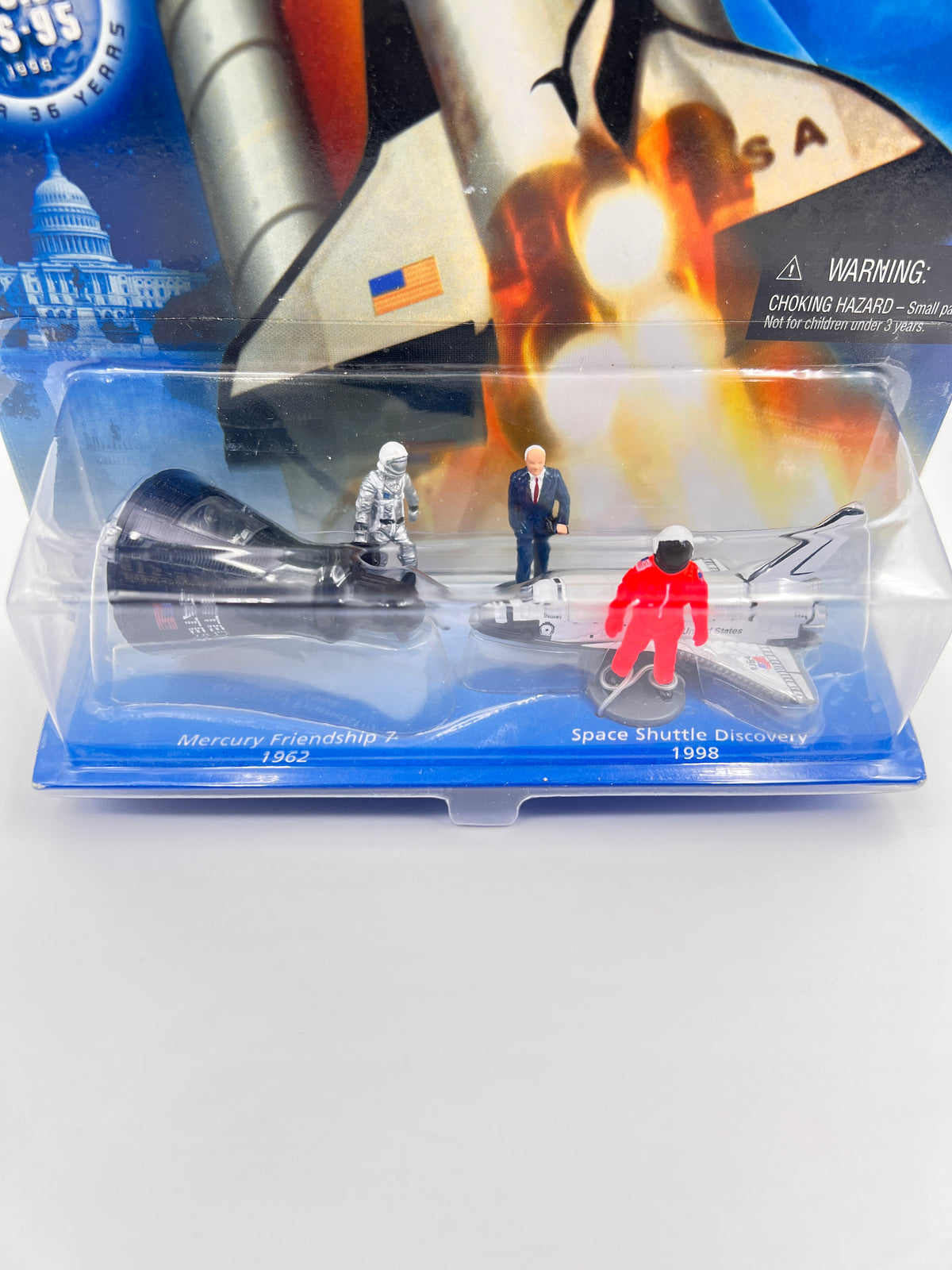 HOT WHEELS - ACTION PACK - MERCURY FRIENDSHIP 7 (1962) / SPACE SHUTTLE DISCOVERY (1998)