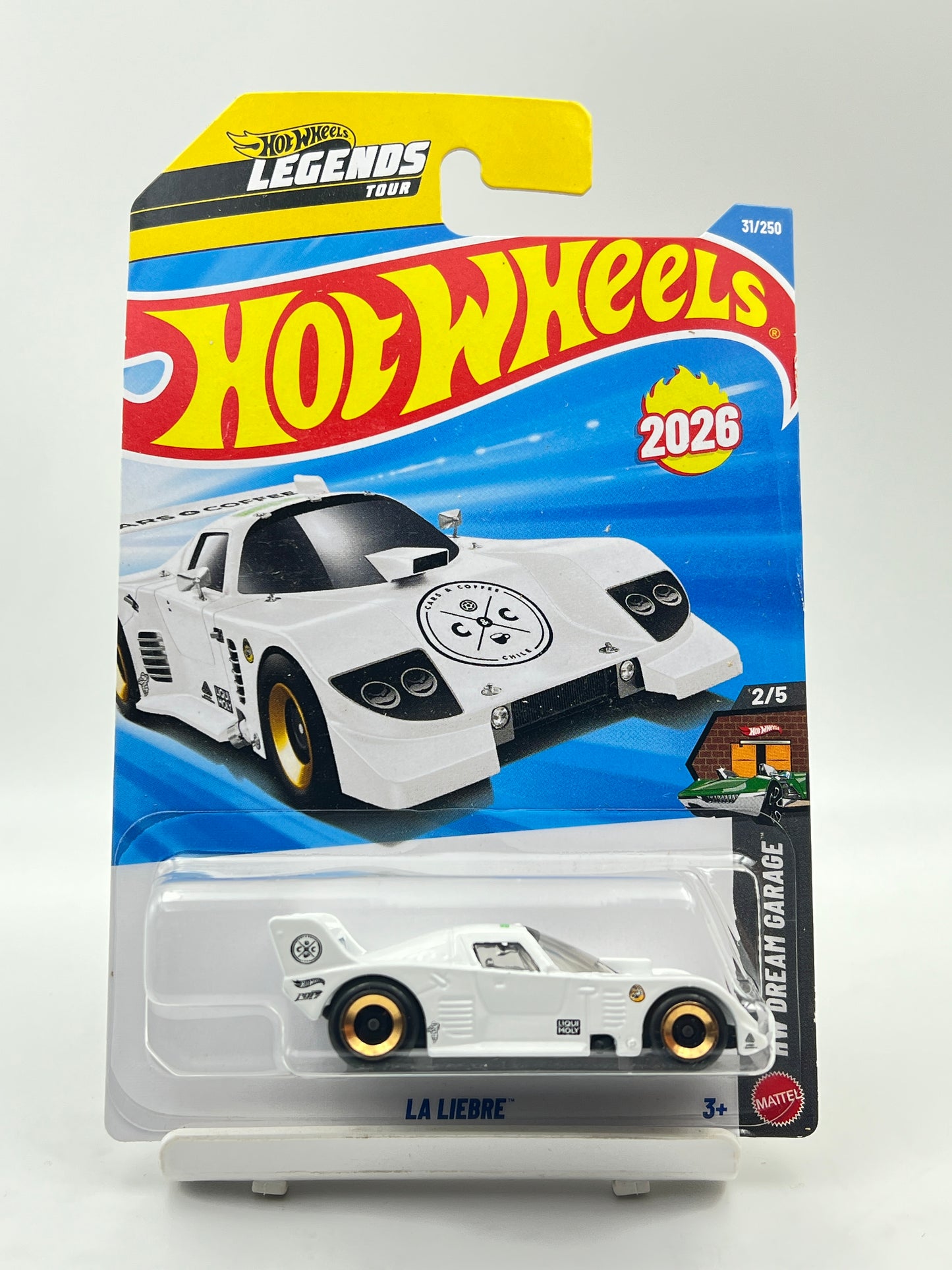 HOT WHEELS - LEGENDS TOUR - LA LIEBRE - WHITE- 3C