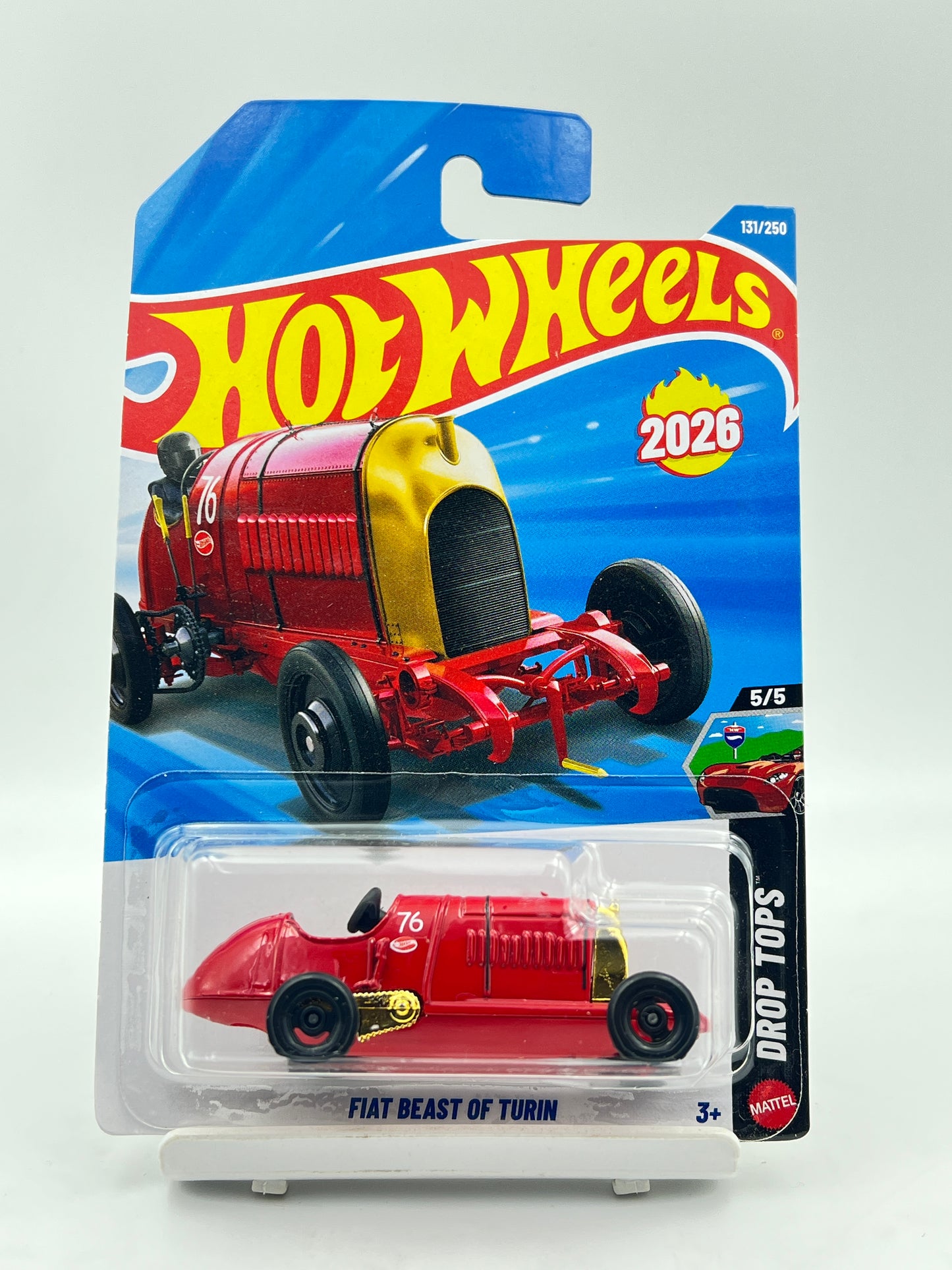 HOT WHEELS - FIAT BEAST OF TURIN - RED - 3C