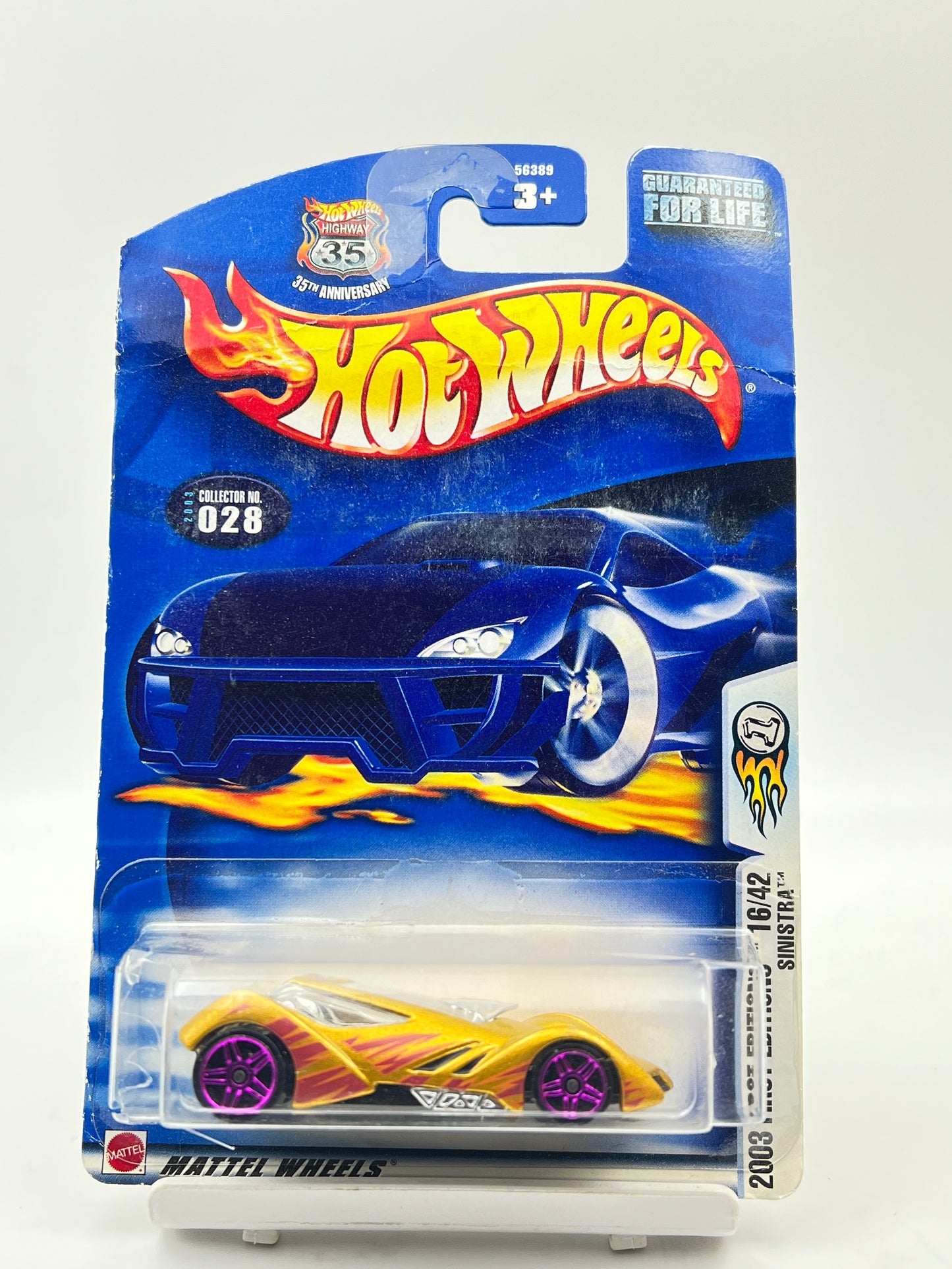 BLISTER DAMAGE - HOT WHEELS - SINISTRA - 4E