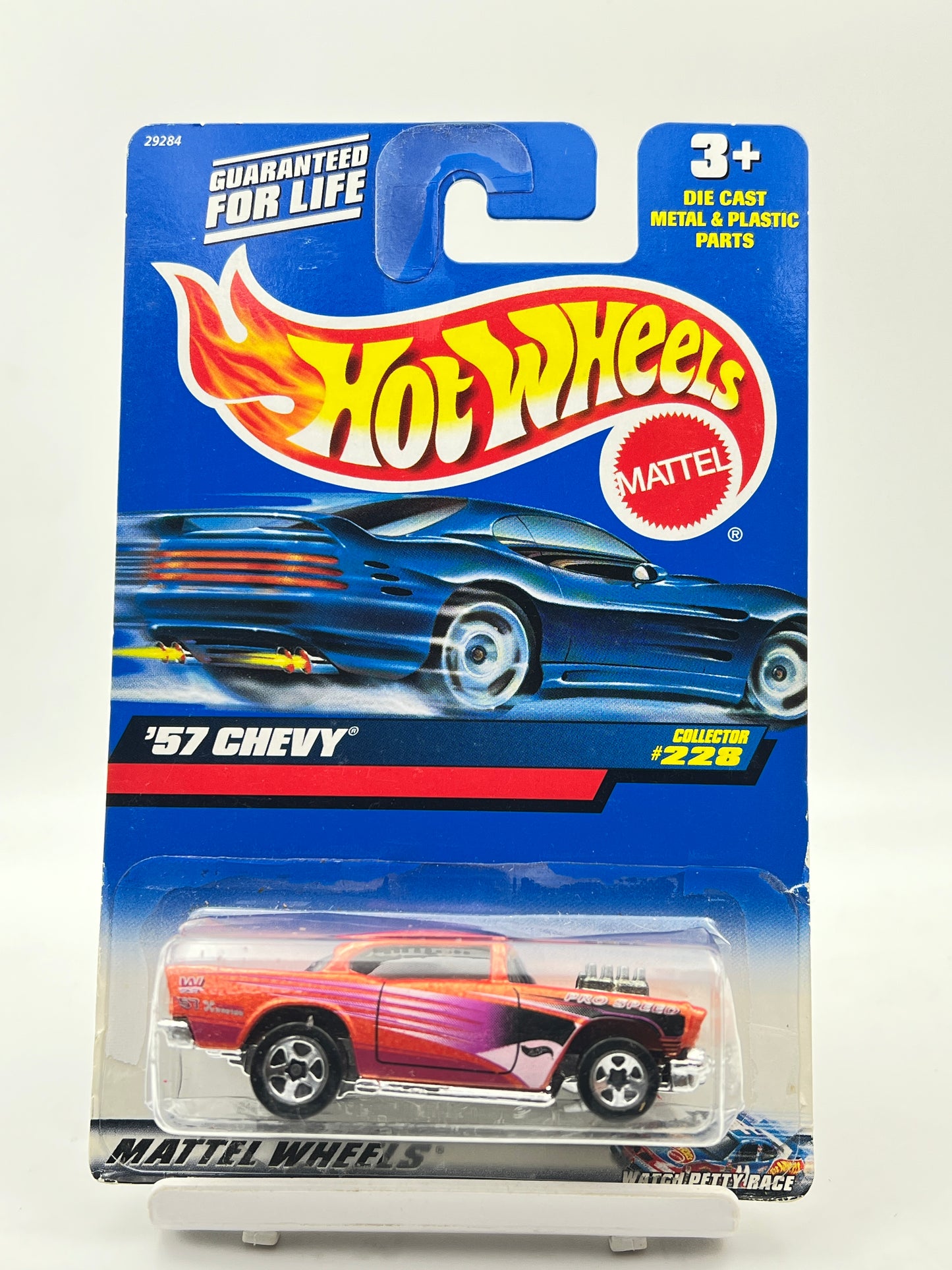 BLISTER DAMAGE - HOT WHEELS - 57 CHEVY - 4E