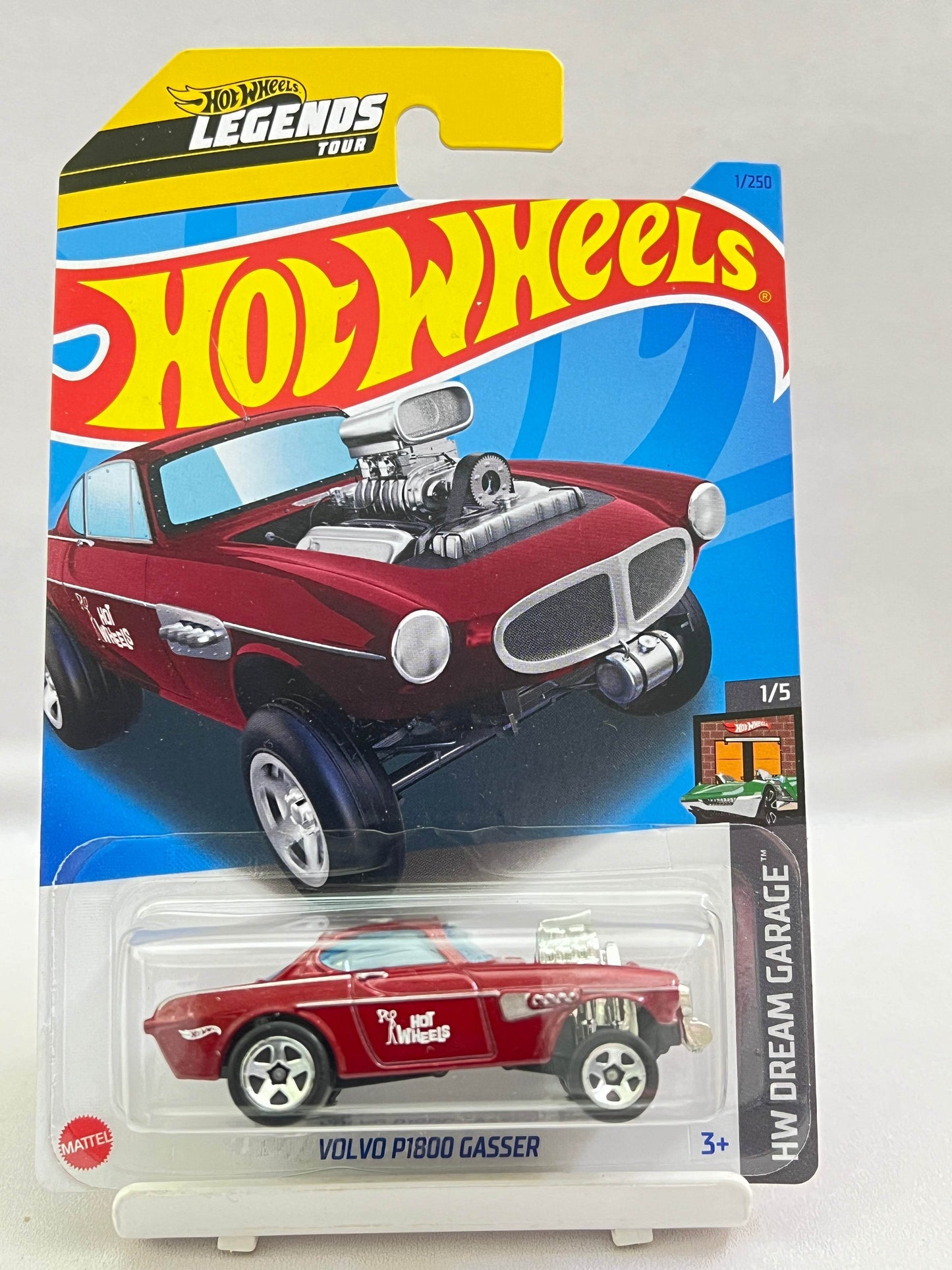 HOT WHEELS - LEGENDS TOUR - VOLVO P1800 GASSER - 3D - Its Fun