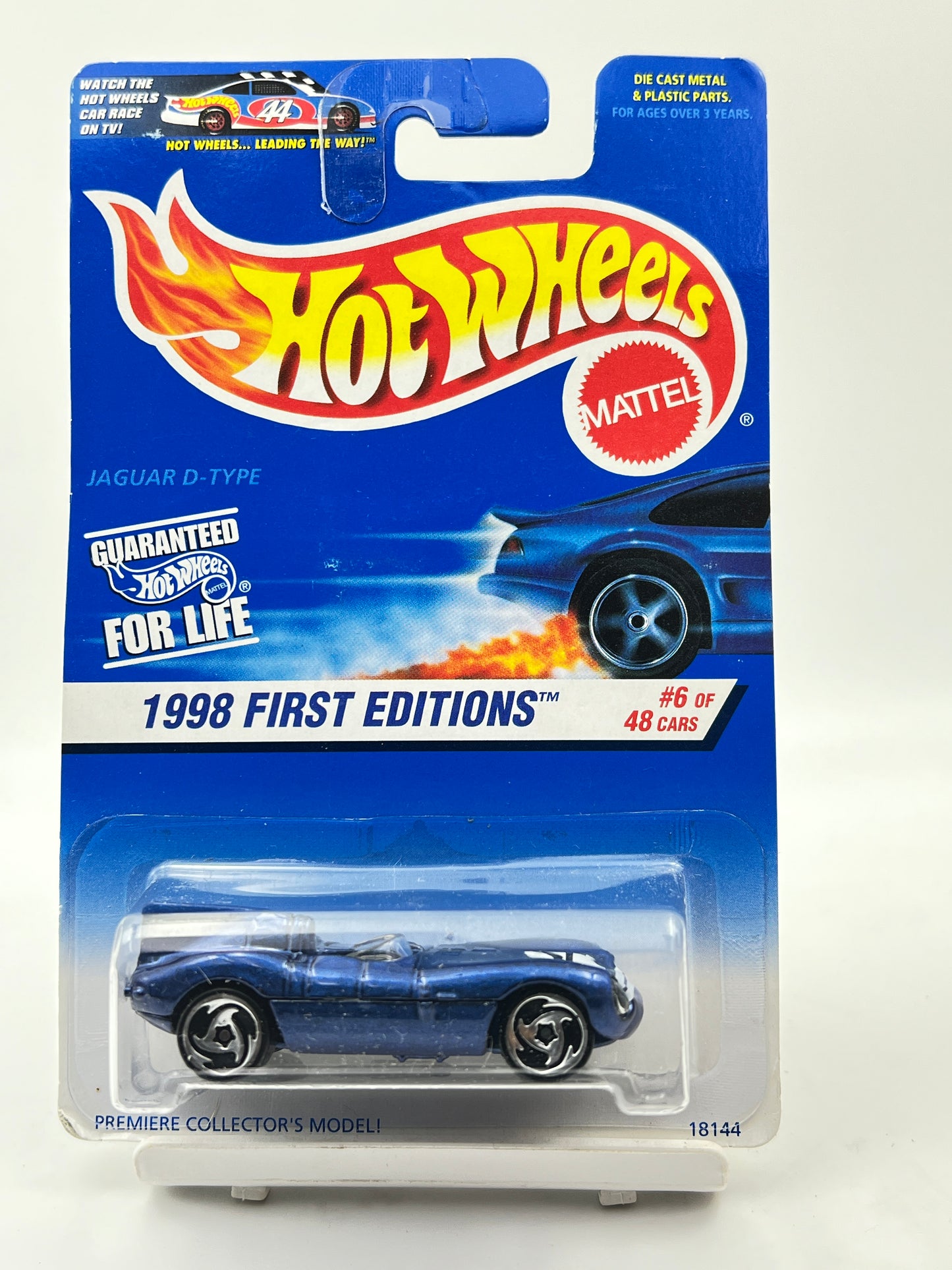HOT WHEELS - JAGUAR D-TYPE - BLUE - 3E